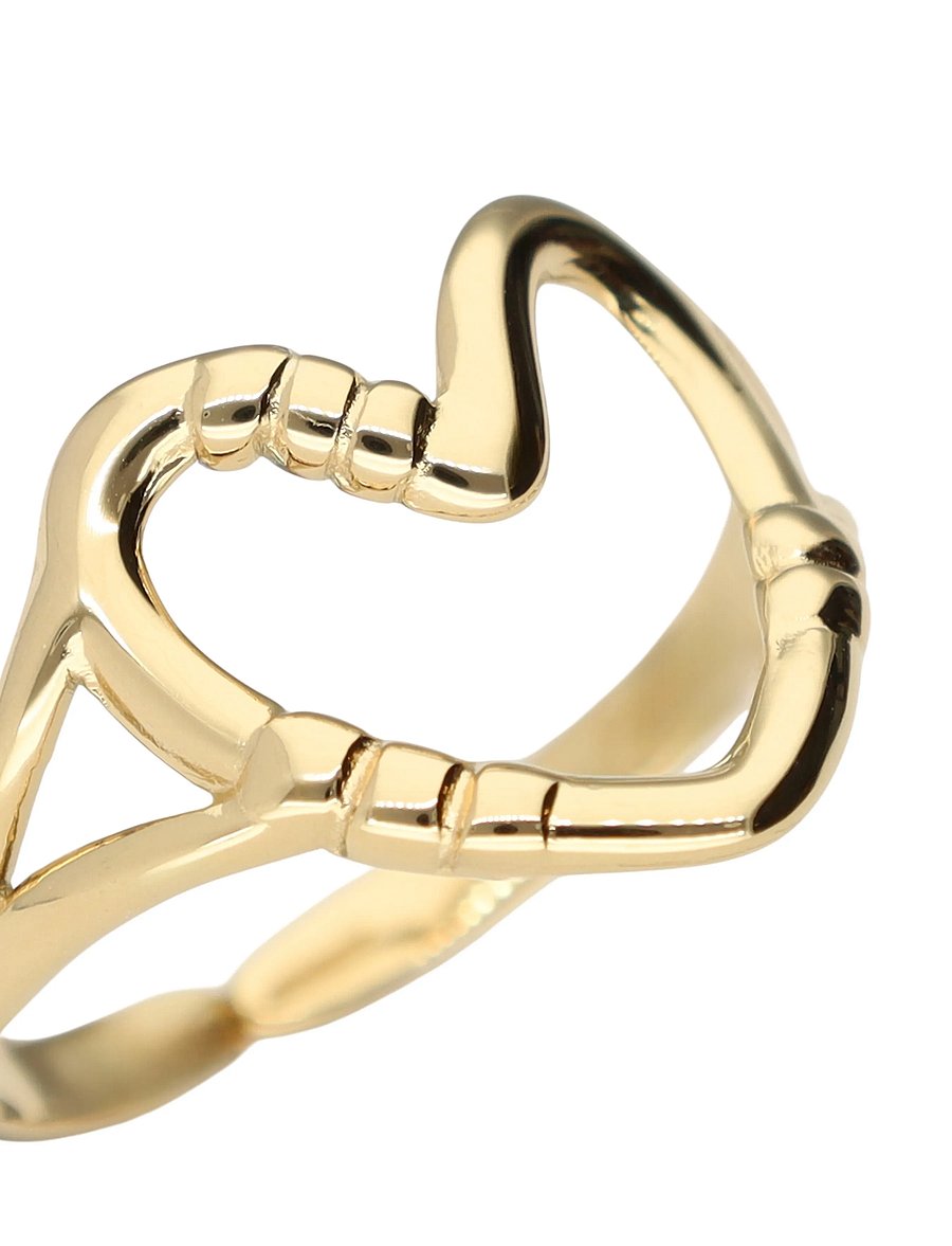 My Jewellery - Ring heart open - ringar - gold - 2