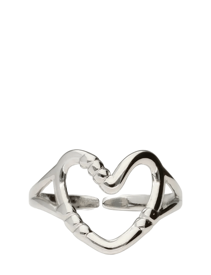 My Jewellery - Ring heart open - ringar - silver - 0