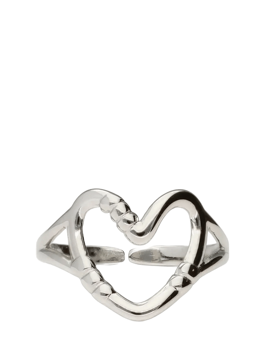 My Jewellery - Ring heart open - ringe - silver - 0