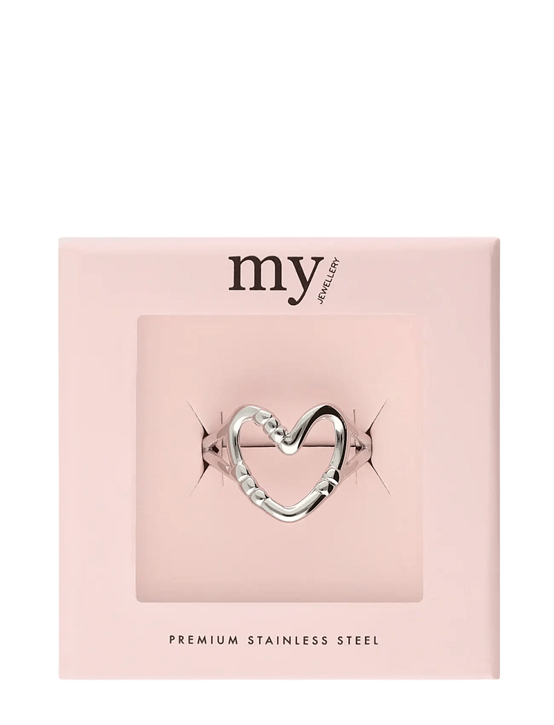 My Jewellery - Ring heart open - ringar - silver - 2