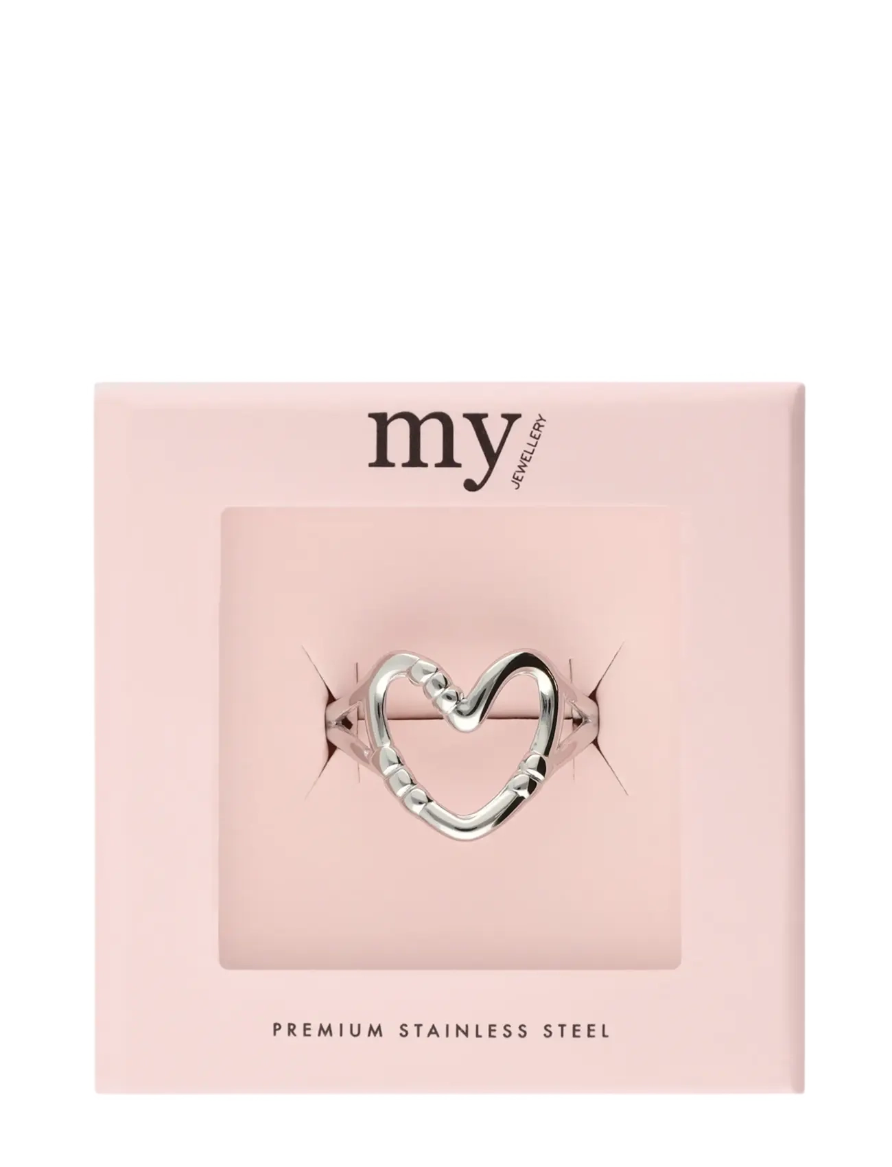 My Jewellery - Ring heart open - ringe - silver - 2