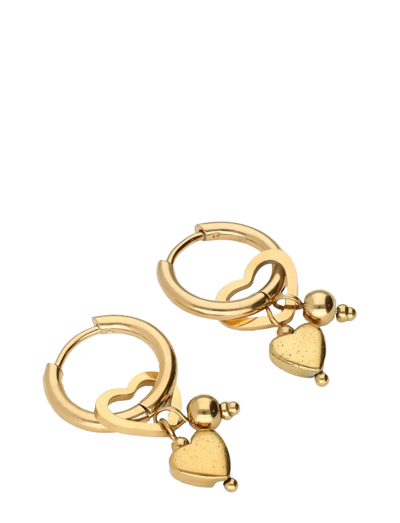 My Jewellery - Earring hoop heart - rippuvad kõrvarõngad - gold - 2
