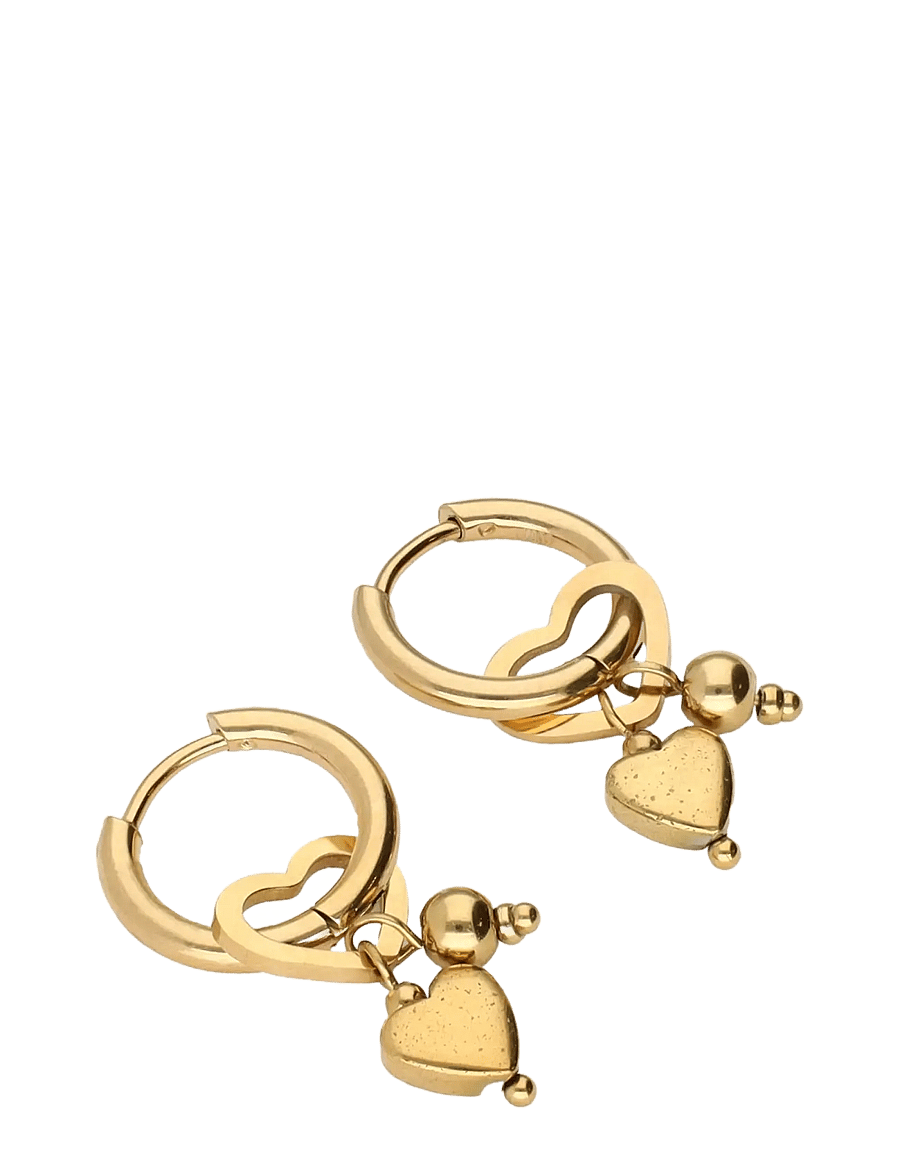 My Jewellery - Earring hoop heart - ohrhänger - gold - 2