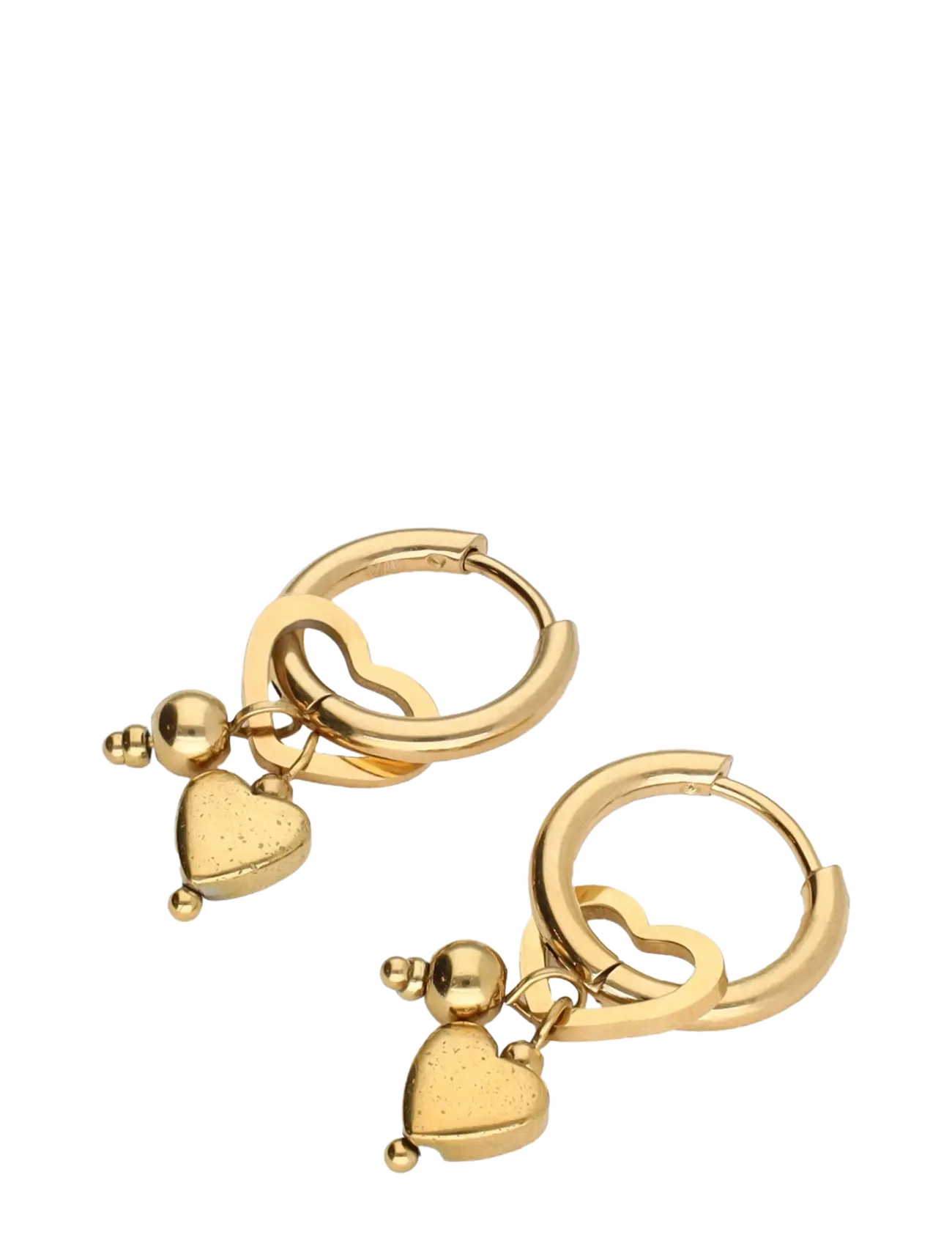 My Jewellery - Earring hoop heart - rippuvad kõrvarõngad - gold - 3