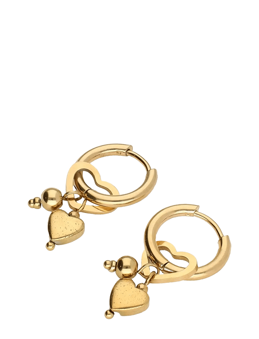 My Jewellery - Earring hoop heart - ohrhänger - gold - 3
