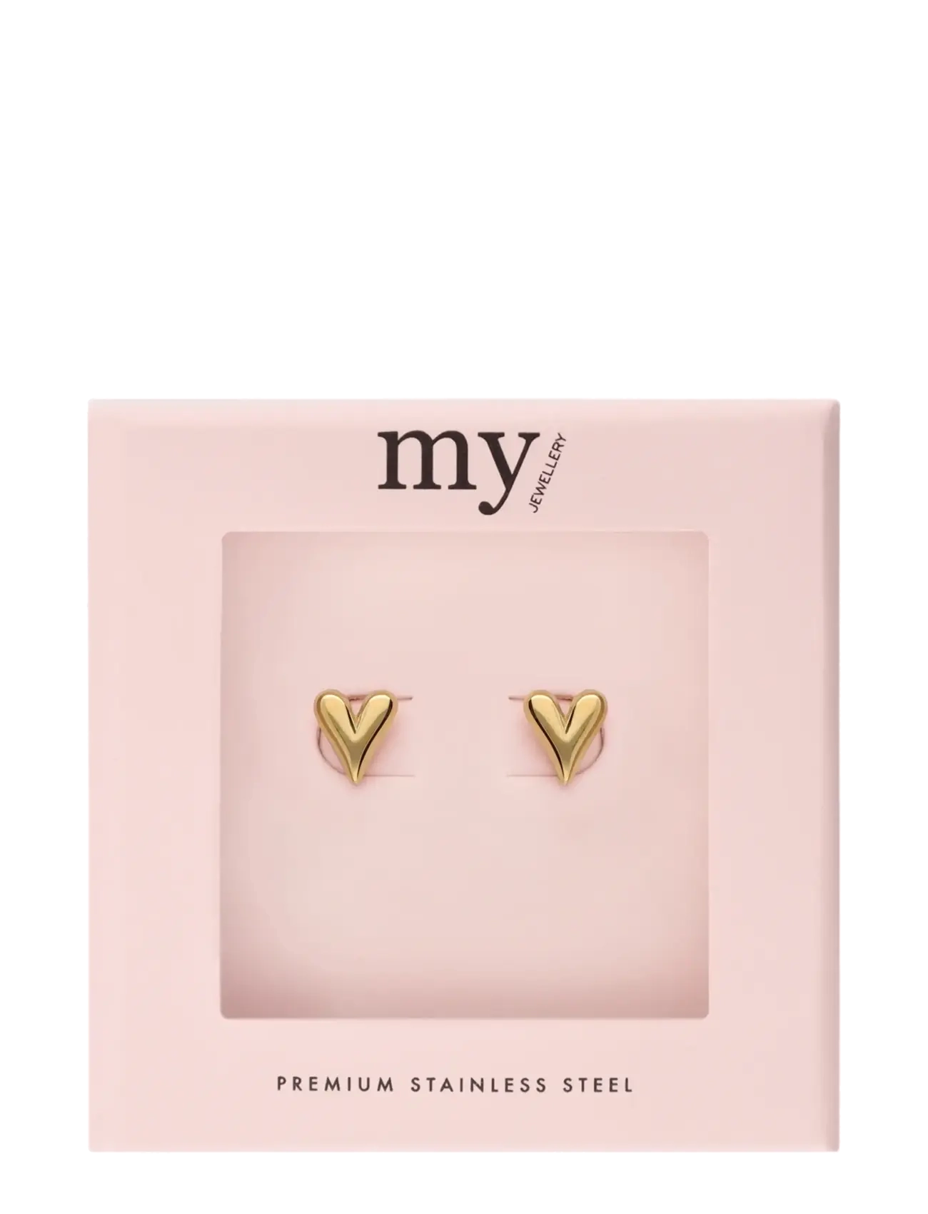 My Jewellery Earstud mini heart - Valentines - GOLD / gold