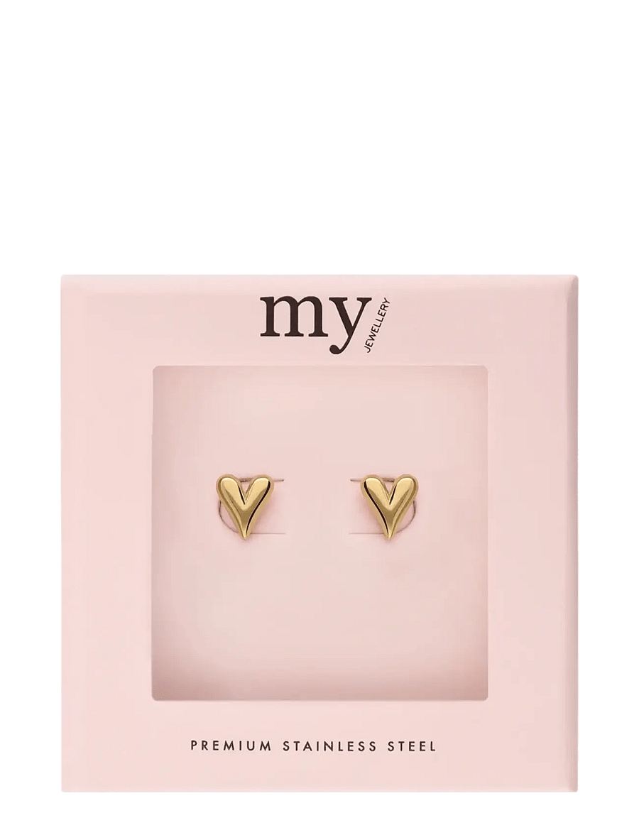 My Jewellery - Earstud mini heart - ohrstecker - gold - 1