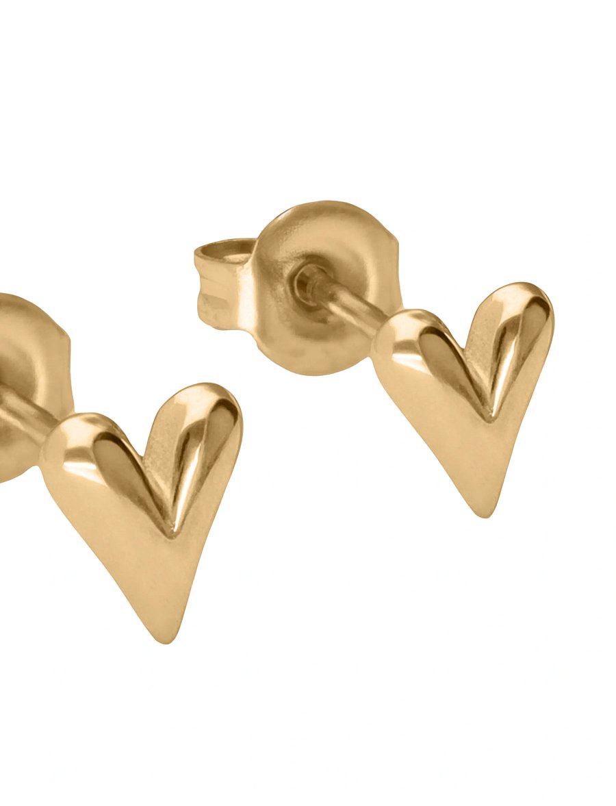 My Jewellery - Earstud mini heart - ohrstecker - gold - 3
