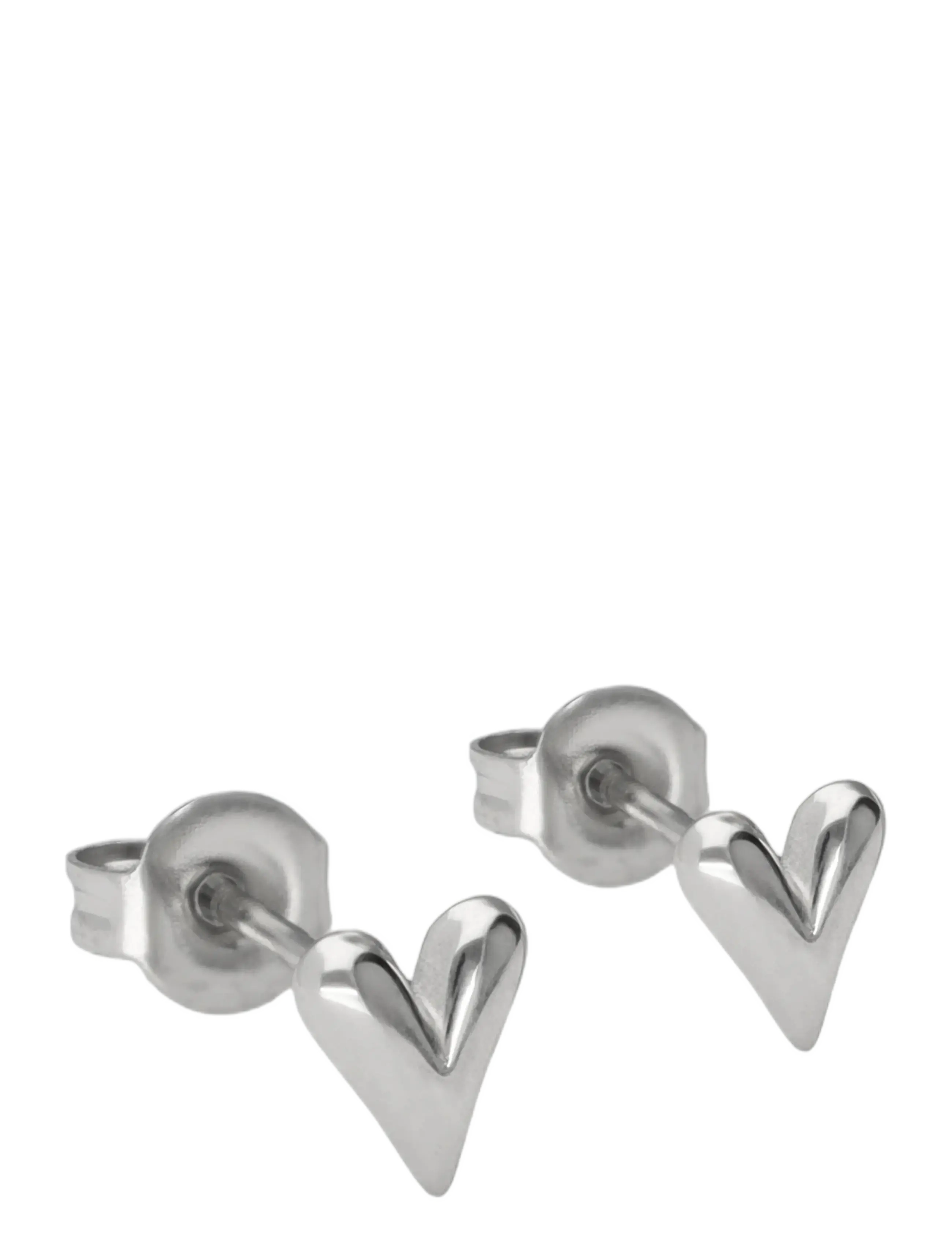 My Jewellery - Earstud mini heart - stud earrings - silver - 2