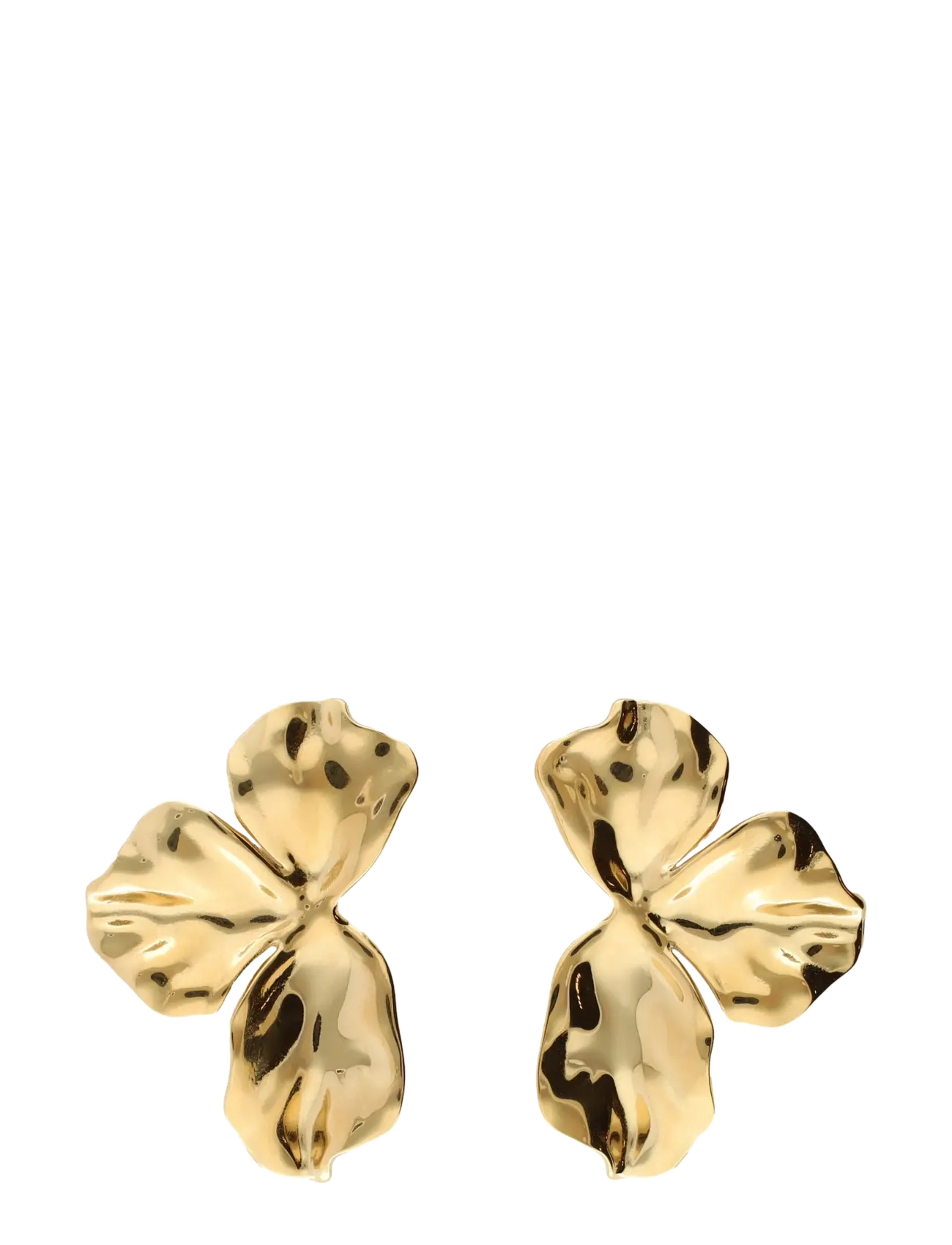 My Jewellery Earstud half flower - Stud earrings - GOLD / gold