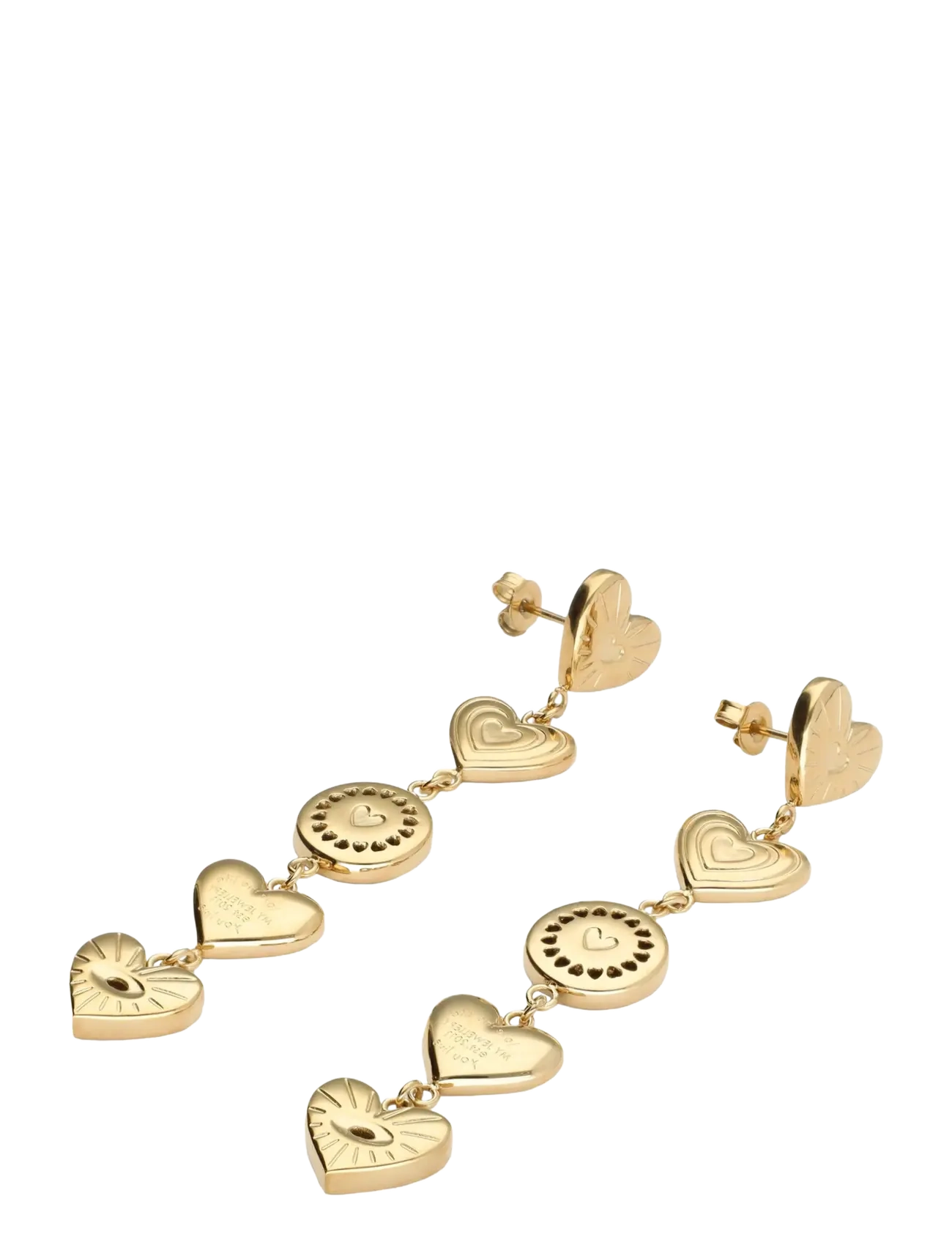 My Jewellery - Earrings CC heart chain - gold - 2
