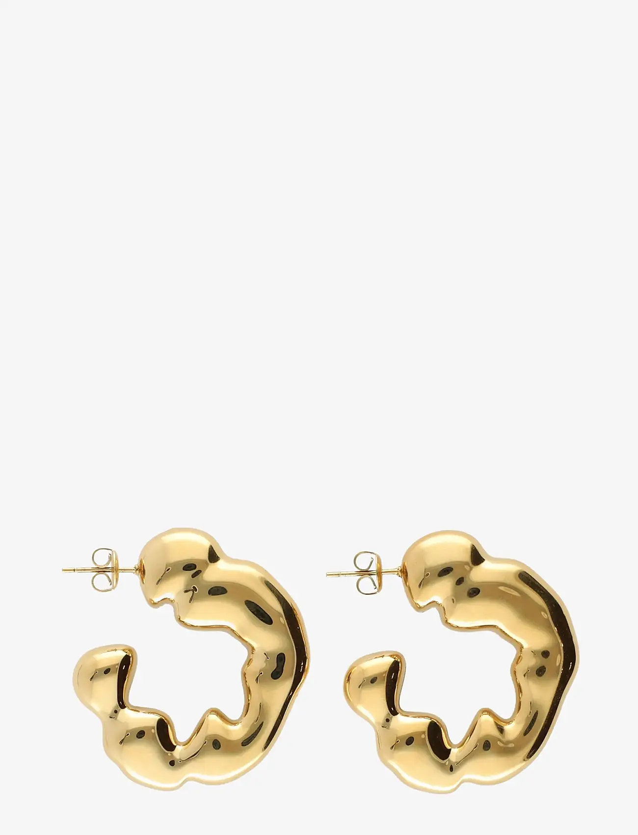 My Jewellery - Earring hoops organic - kreolen - gold - 0