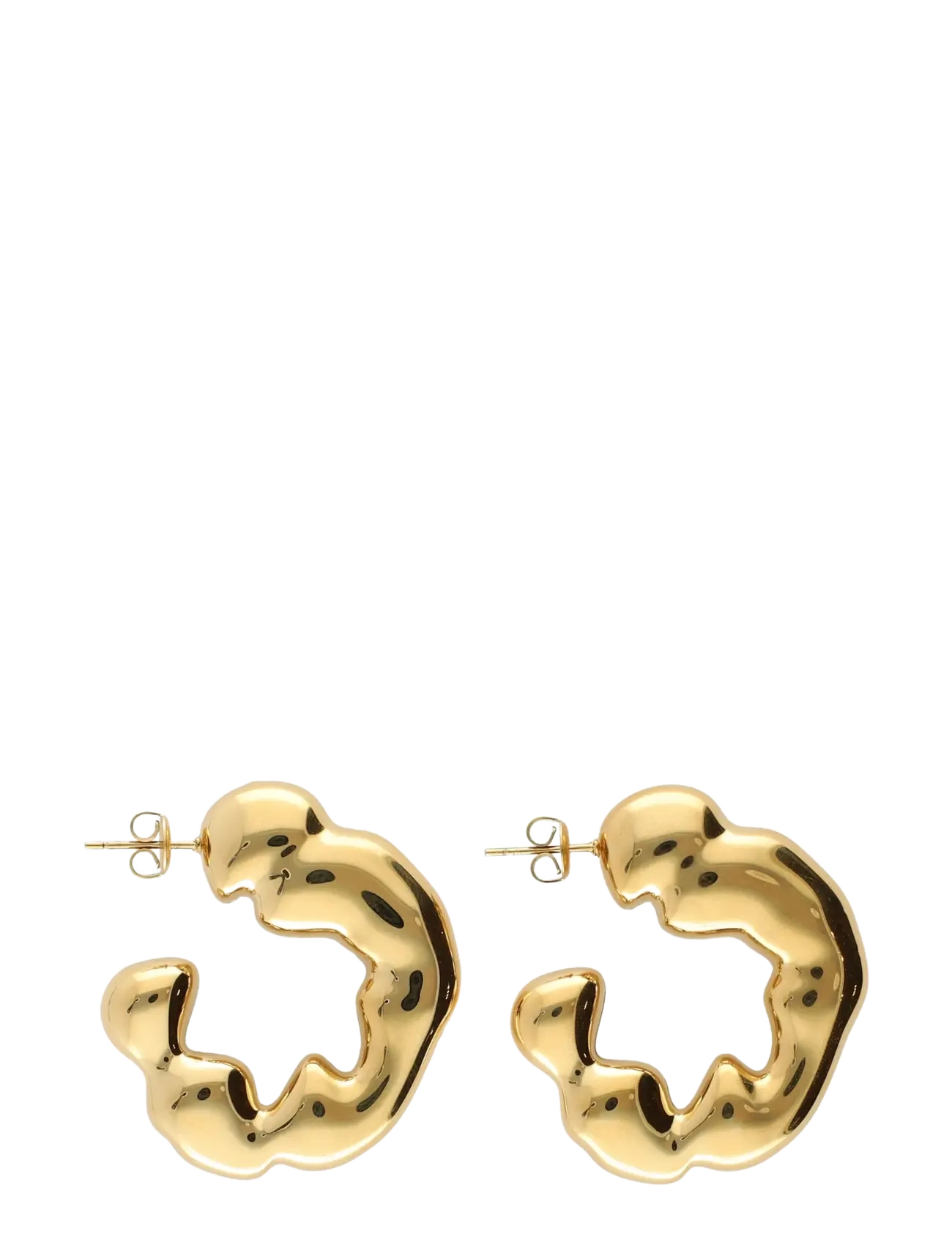 My Jewellery Earring hoops organic - Festtøj - GOLD / gold