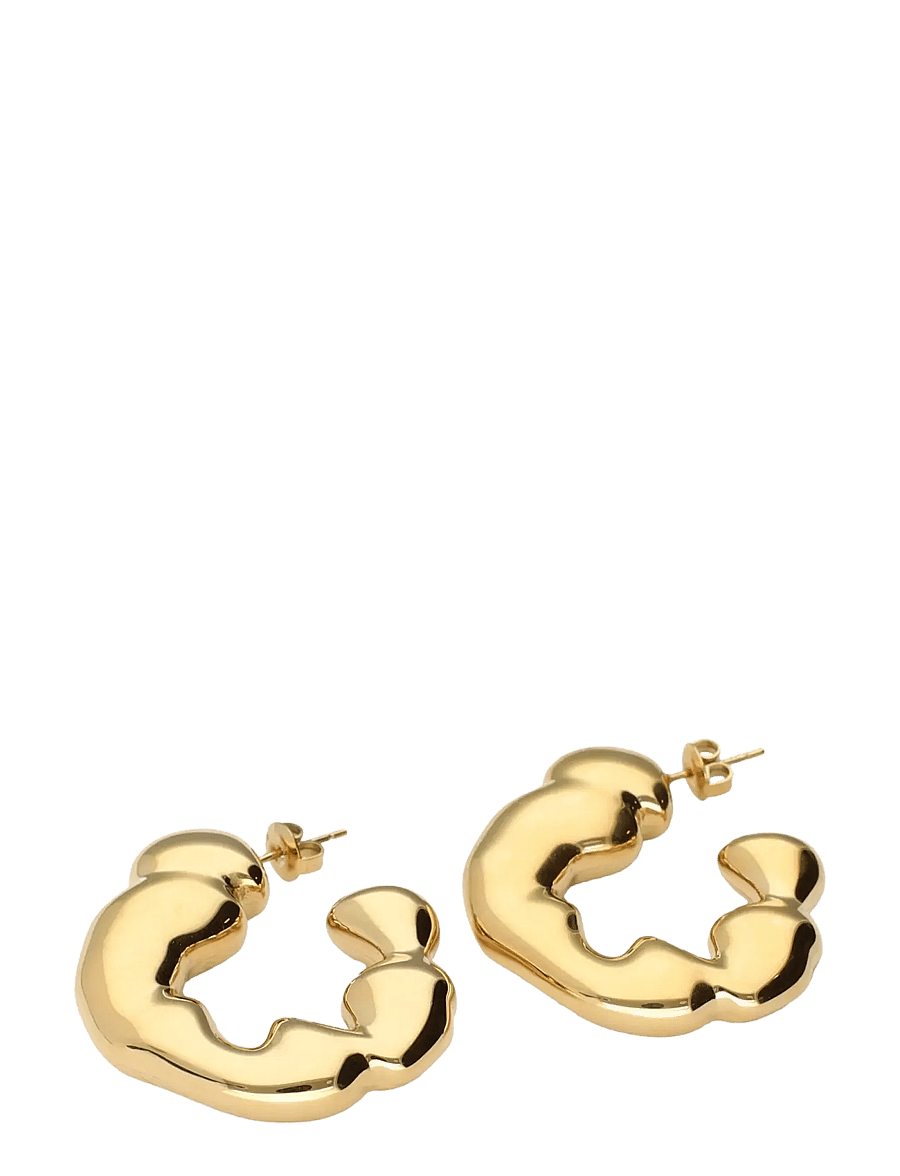 My Jewellery - Earring hoops organic - rõngad - gold - 2