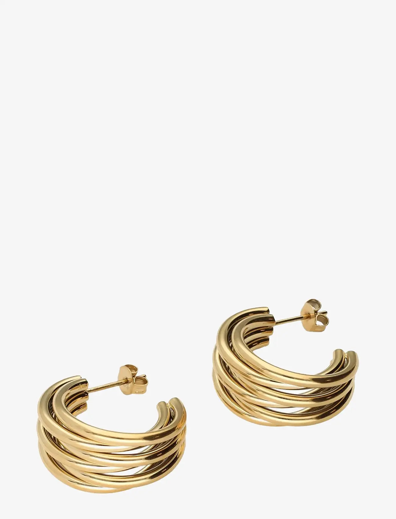 My Jewellery - Earring multi row hoop small - hoops - gold - 2