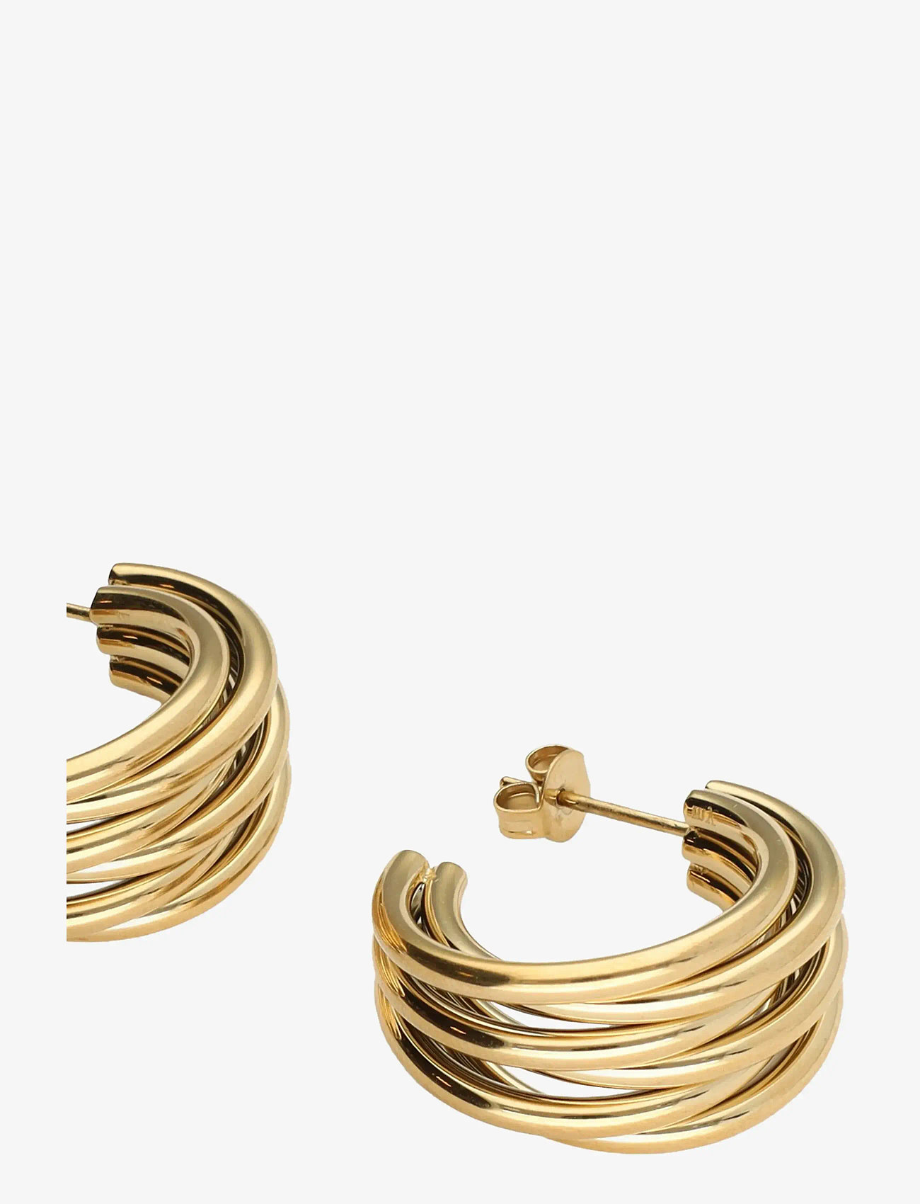 My Jewellery - Earring multi row hoop small - hoops - gold - 3