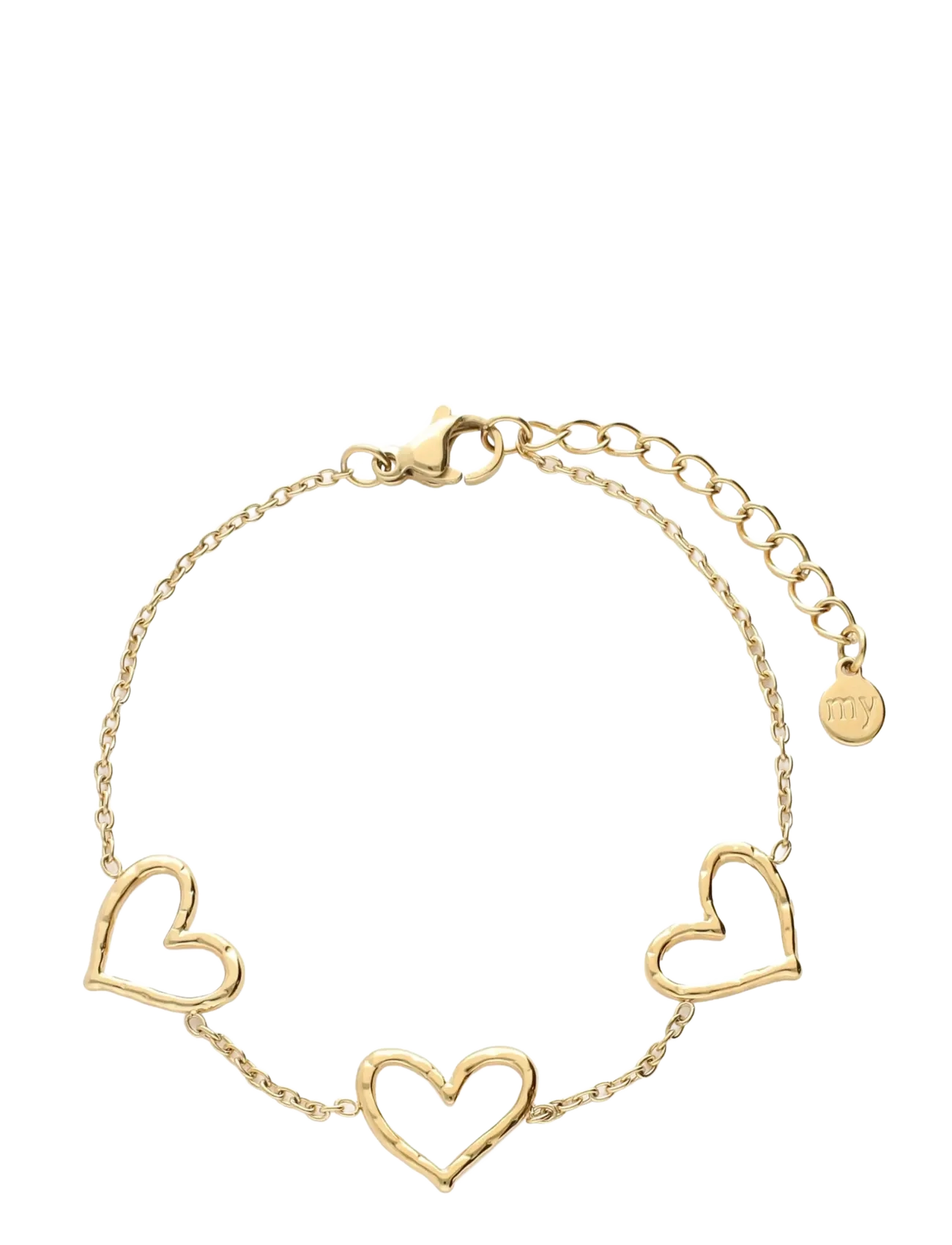 My Jewellery - Bracelet open hearts - gold - 1