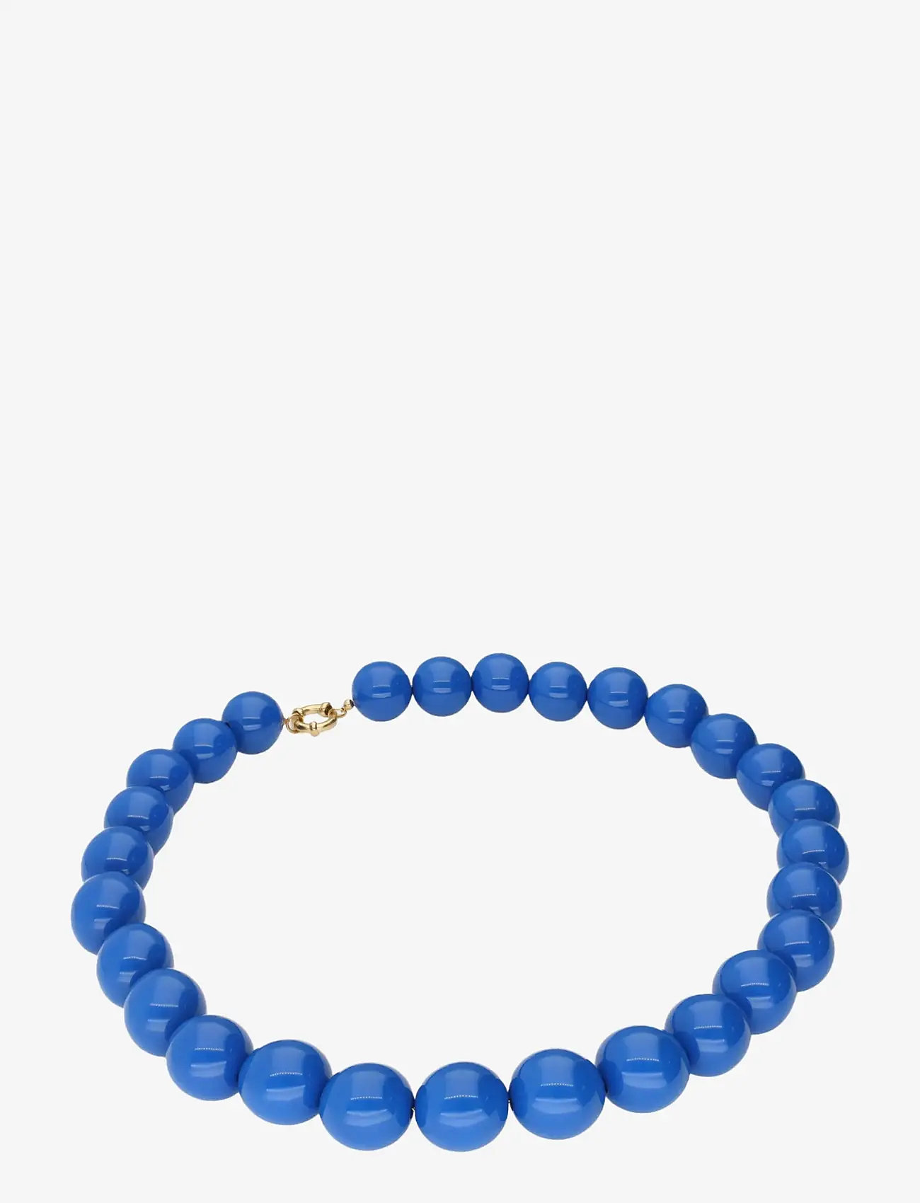 My Jewellery - Necklace beads big blue - statement-ketten - gold - 2