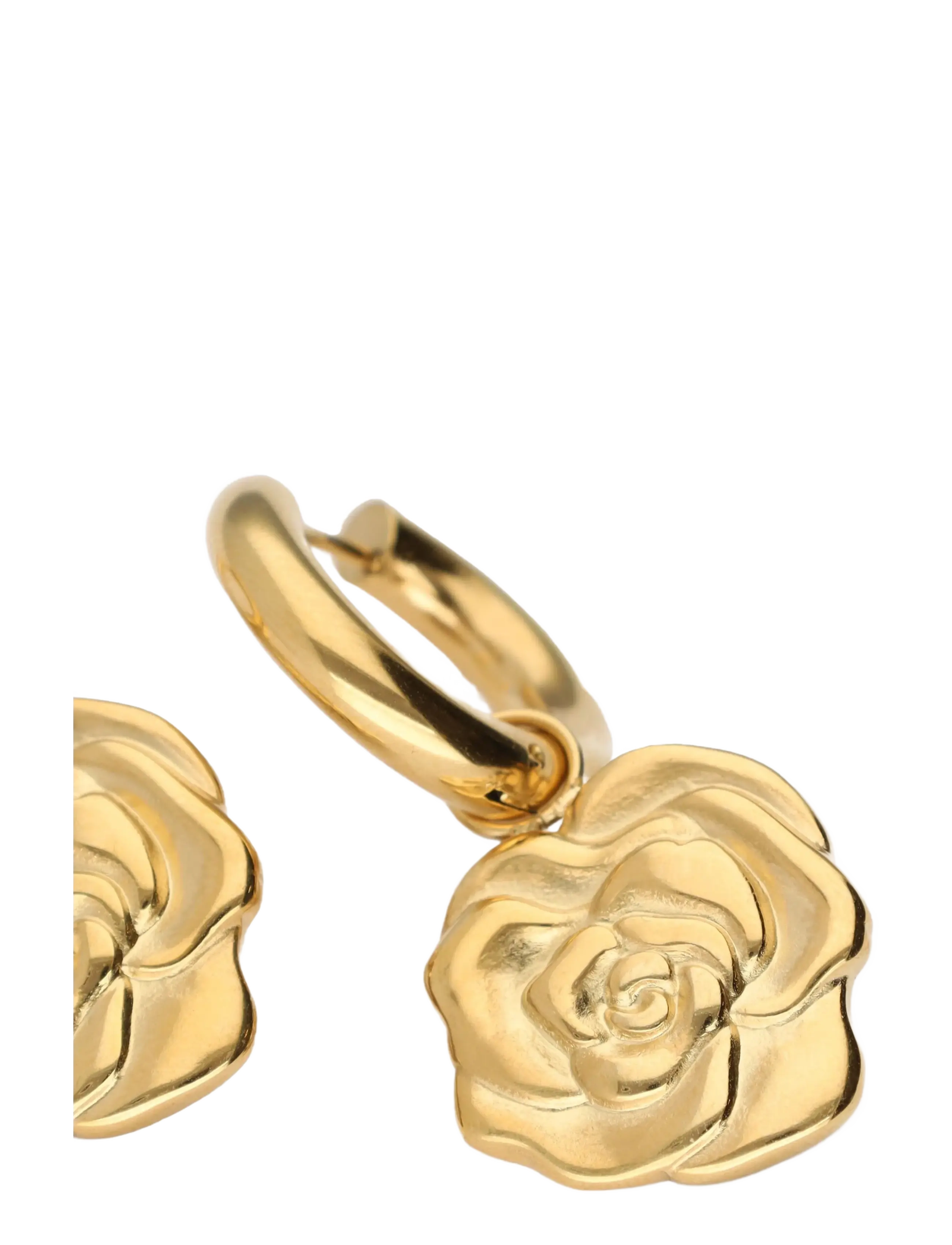 My Jewellery - Earring rose - pendant earrings - gold - 1