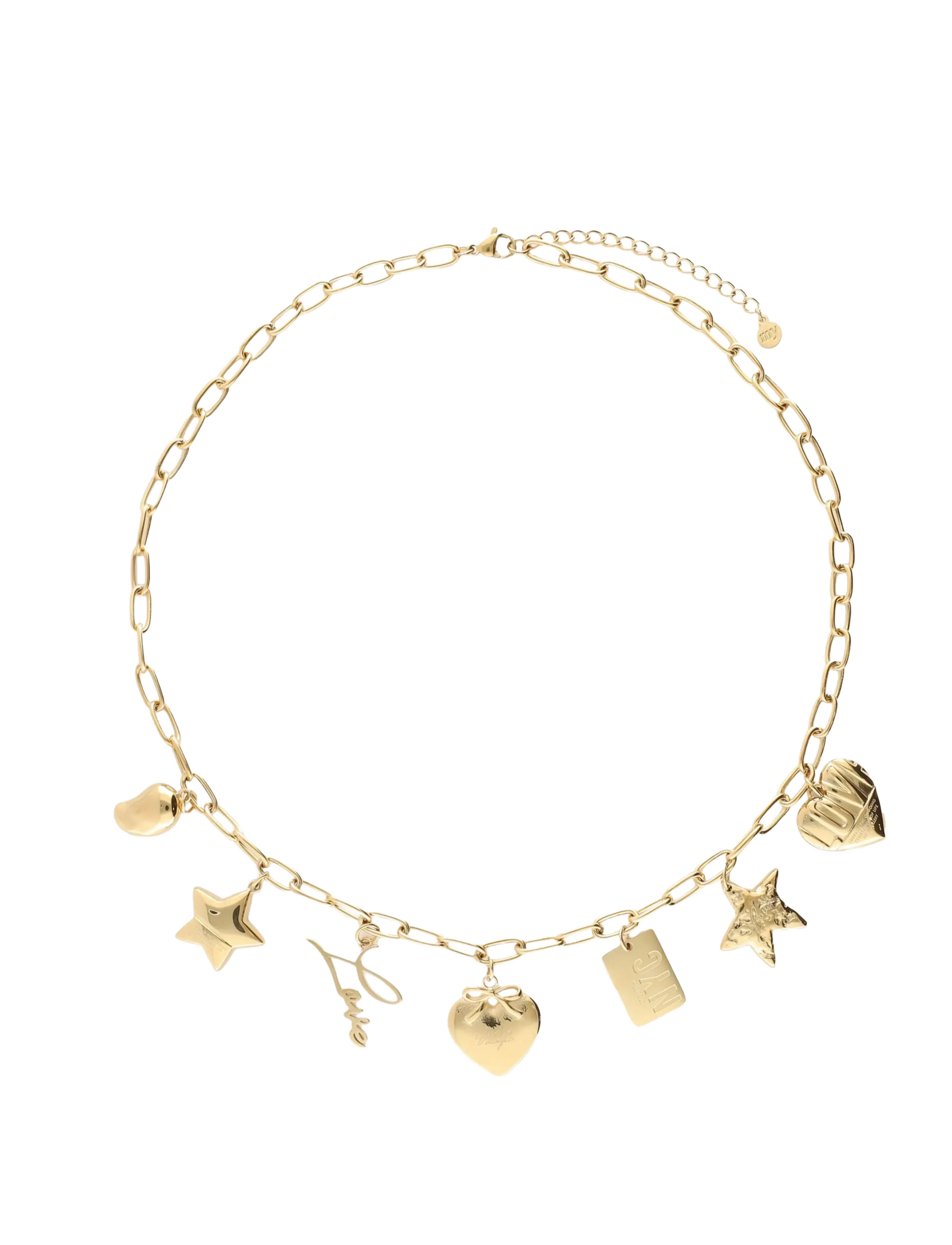 My Jewellery Necklace charms New York - Nyheder - GOLD / gold