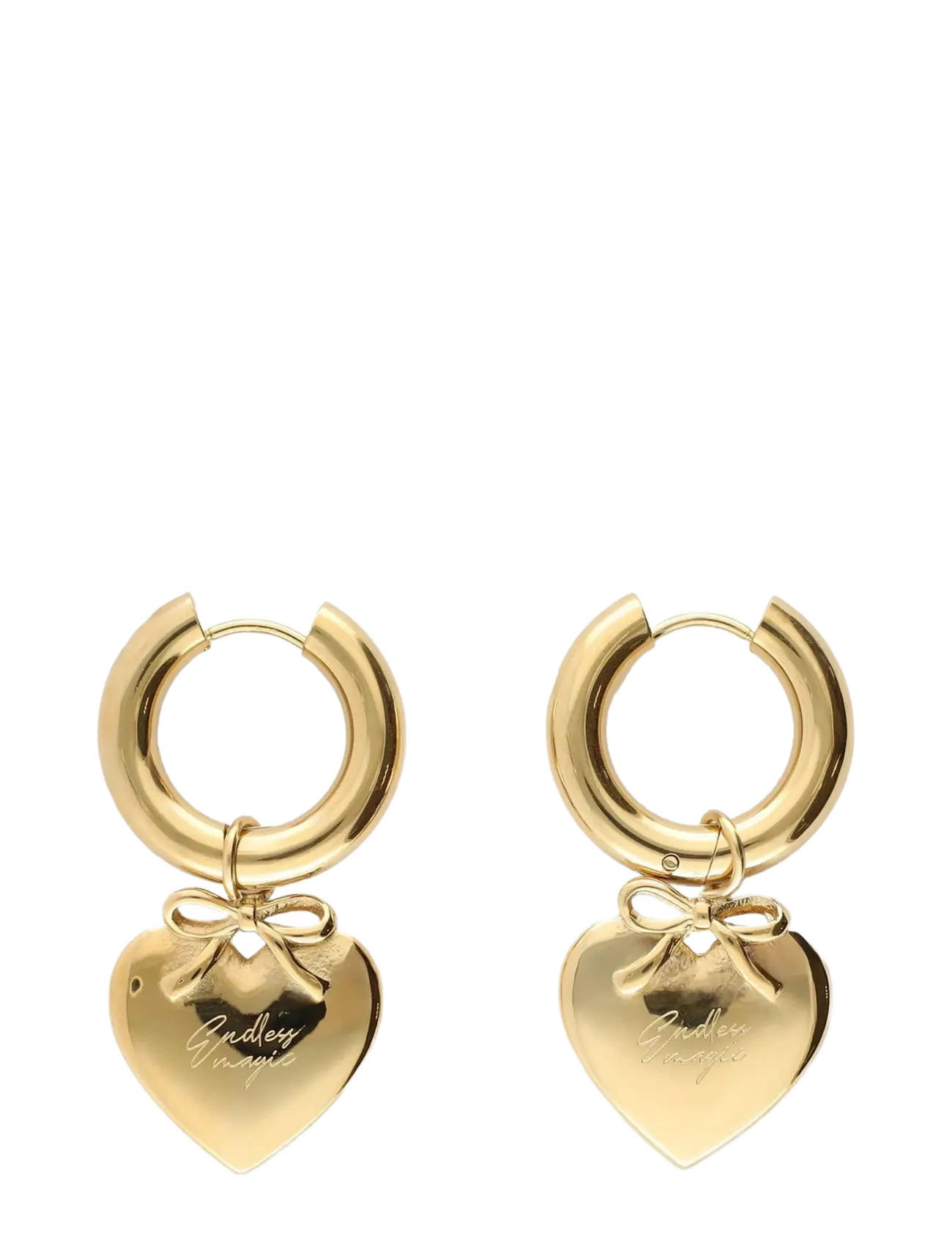 My Jewellery Earrings heart New York - Accessoarer - GOLD / gold