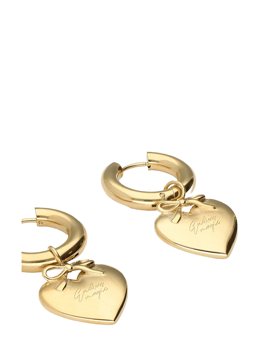 My Jewellery - Earrings heart New York - hringeyrnalokkar - gold - 1