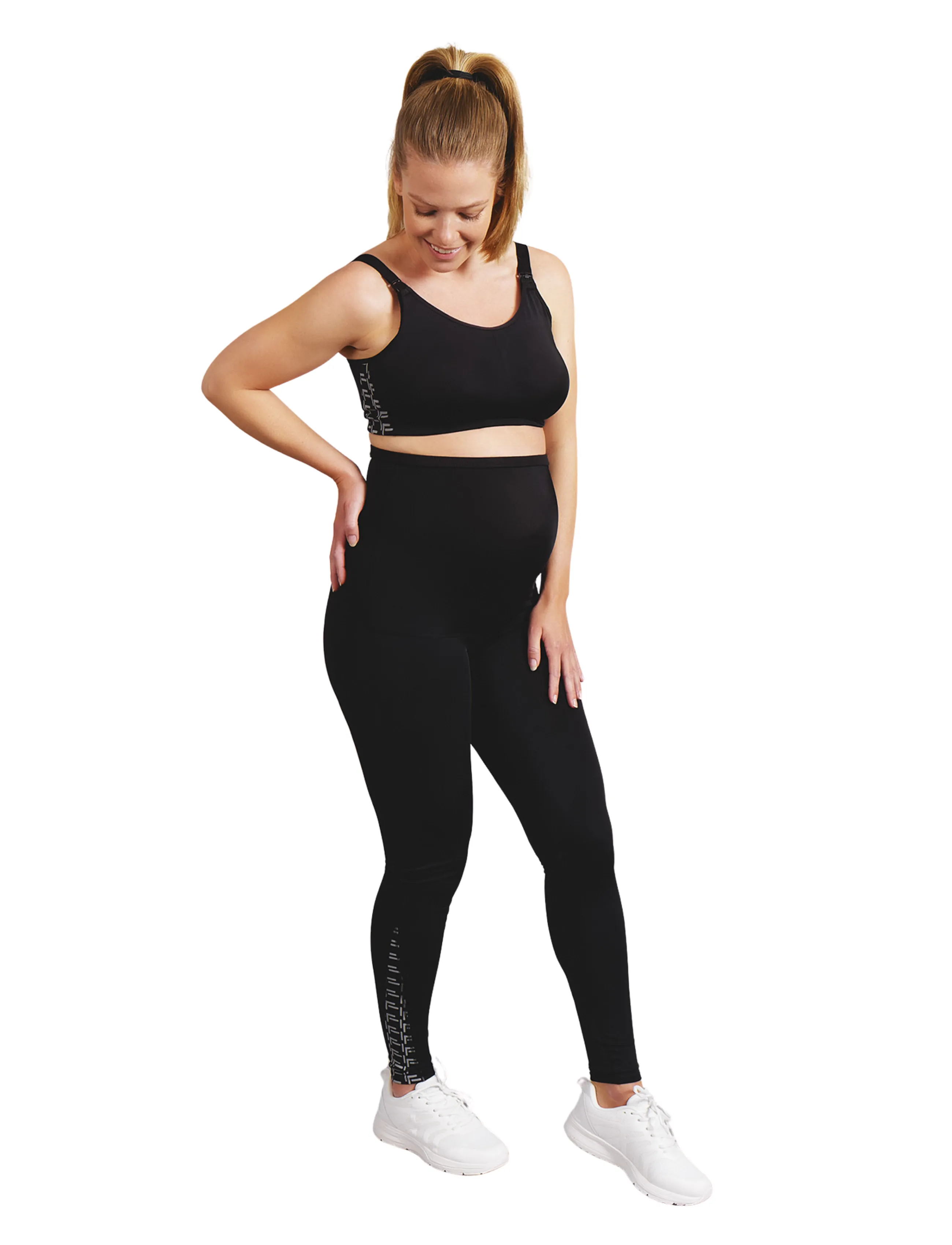 MyBelly - Mami Maternity sports tights - püksid ja seelikud - black - 4