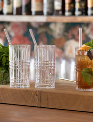 Nachtmann - Tastes Good Longdrink 4-pack with 4 glass straws - kokteiļu un martini glāzes - clear - 3