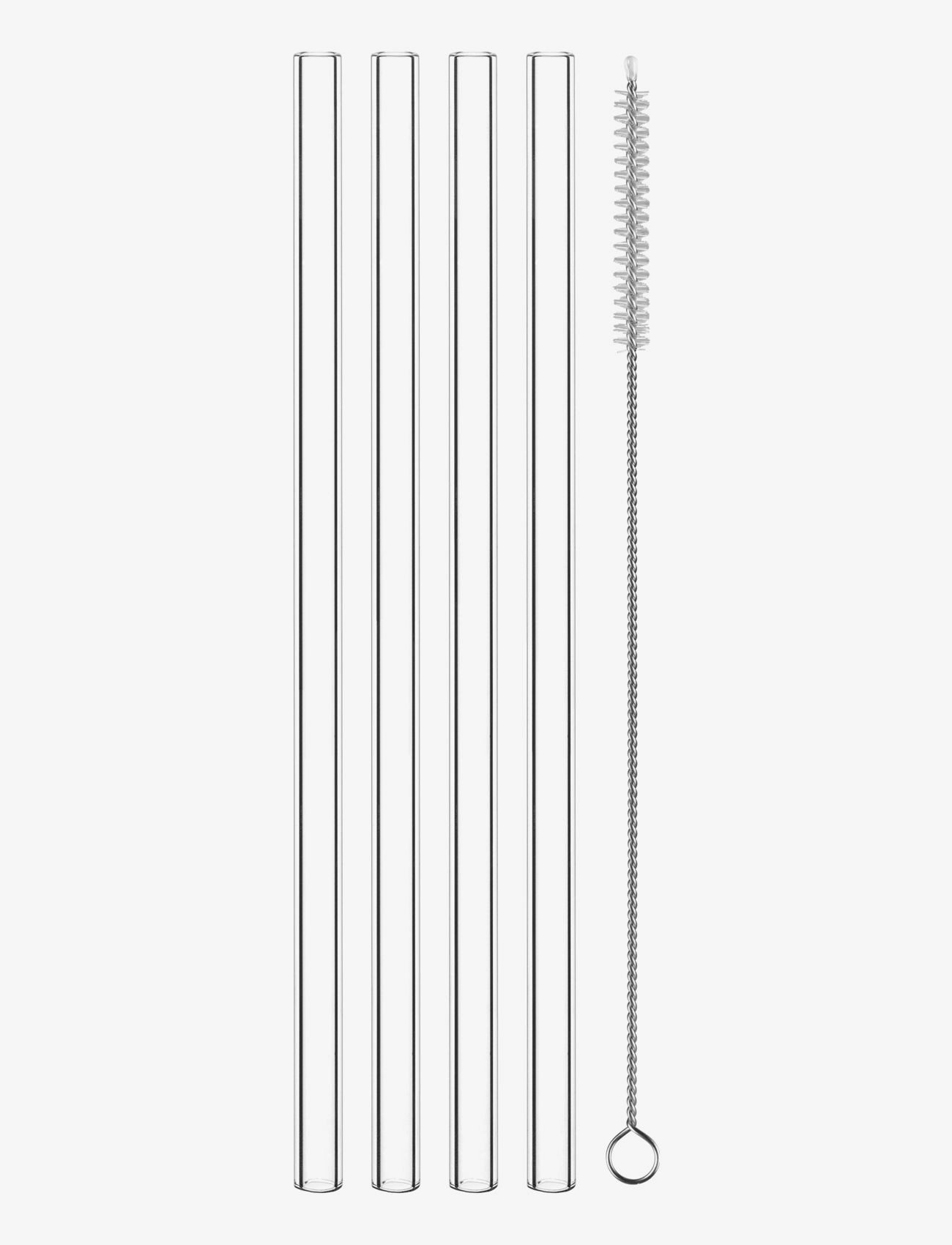 Nachtmann - Tastes Good Longdrink 4-pack with 4 glass straws - kieliszki do kaktaili i martini - clear - 4