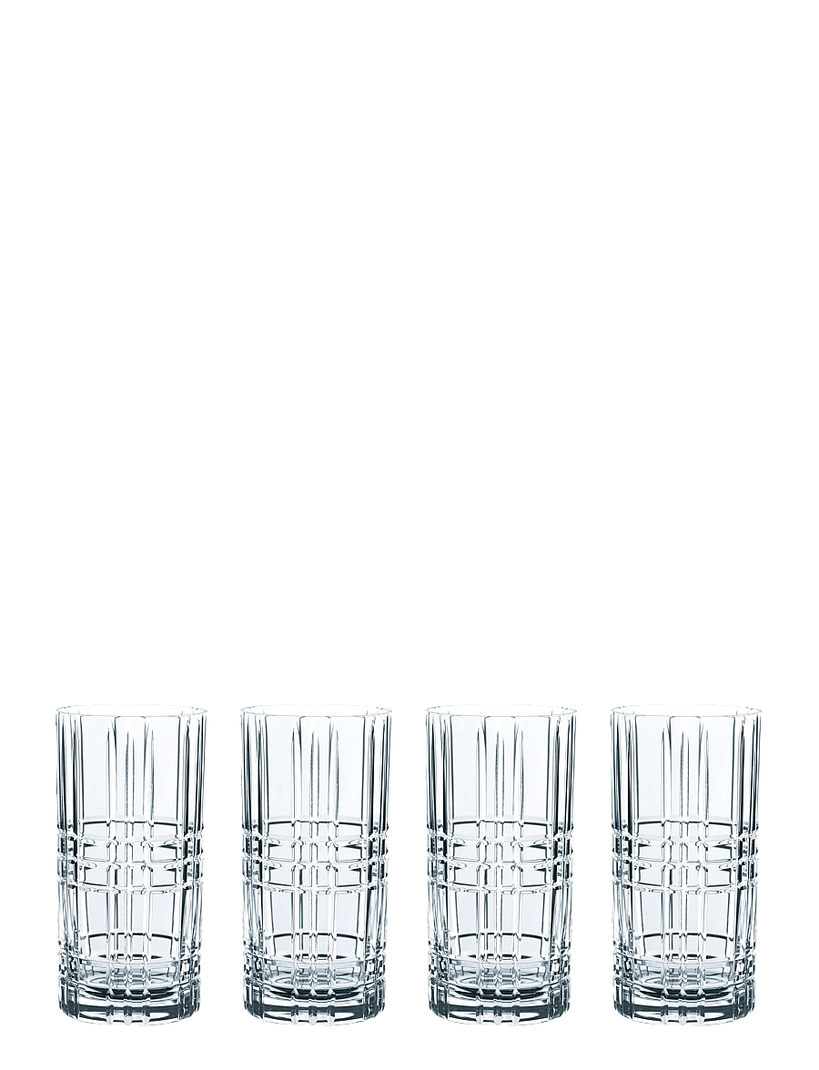 Nachtmann - Tastes Good Longdrink 4-pack with 4 glass straws - kokteili- ja martiiniklaasid - clear - 1