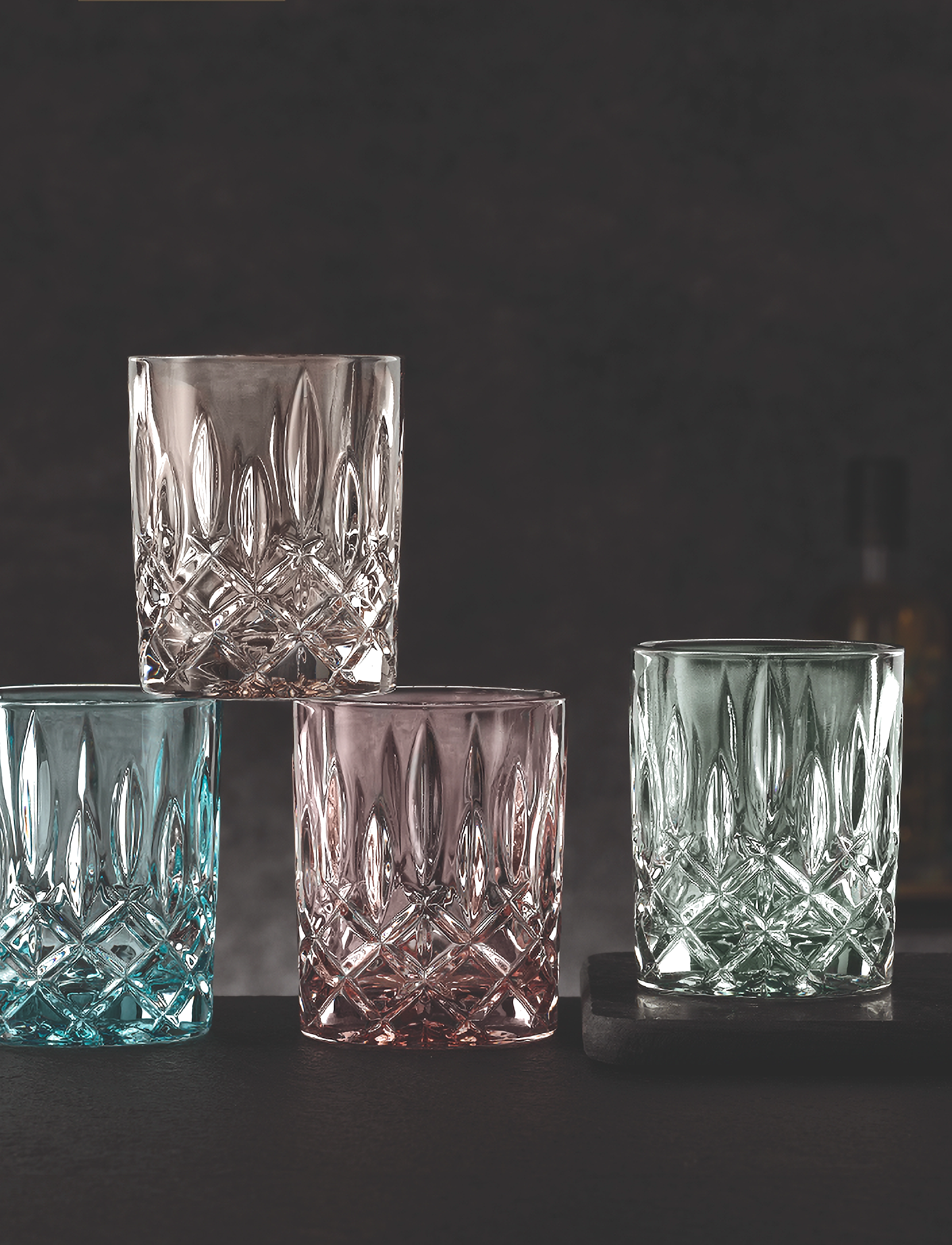 Nachtmann Noblesse Tumbler 2-P, 29 CL, Glass, Nackt - Whiskey & Cognac Homeware