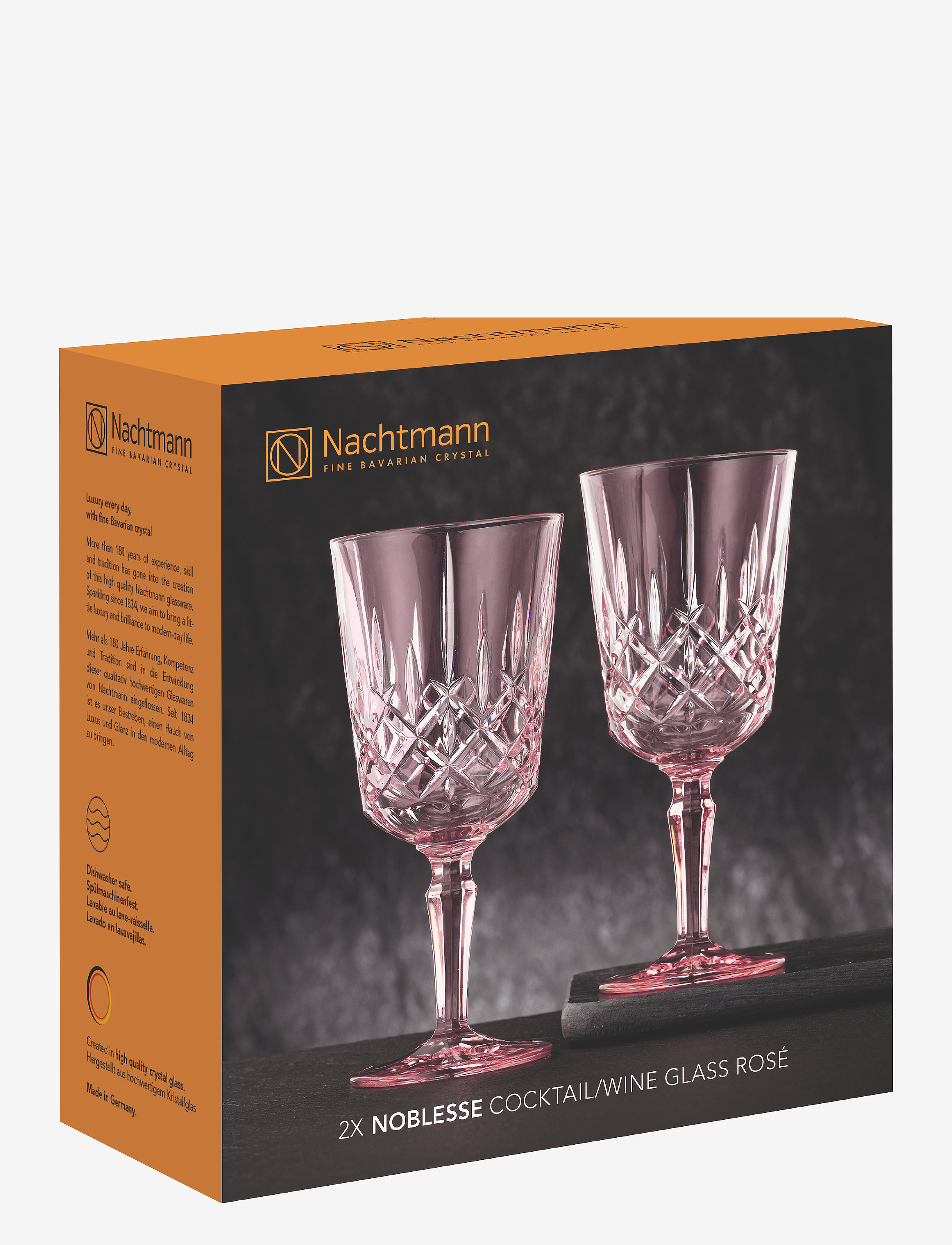 Nachtmann - Noblesse Cocktail 2-p - valkoviinilasit - pink - 3