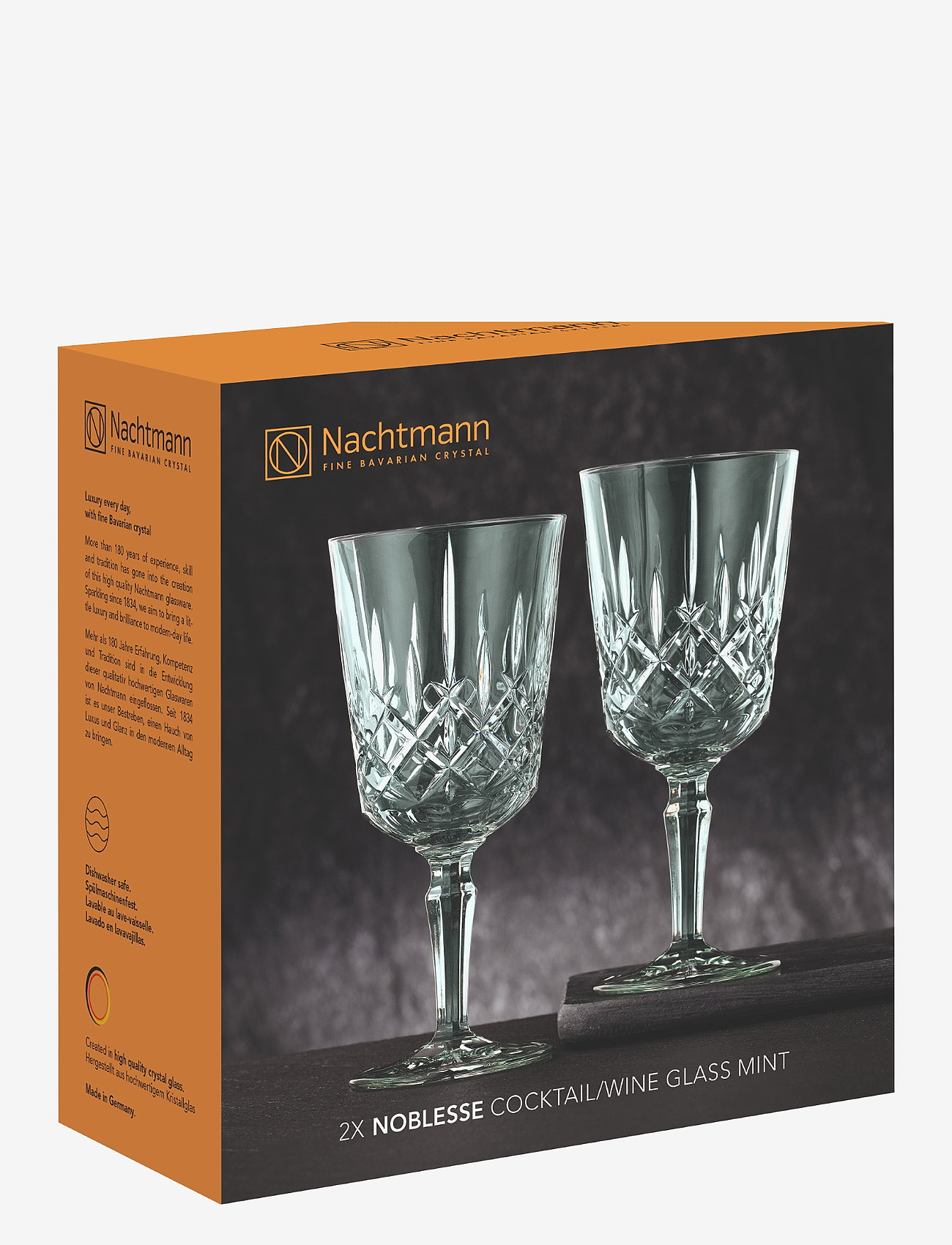 Nachtmann - Noblesse Cocktail 2-p - hvidvinsglas - mint - 2