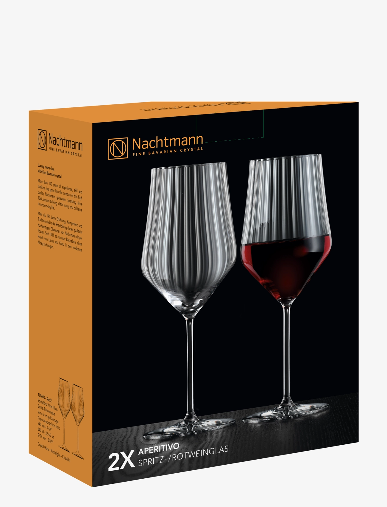 Nachtmann - Aperitivo Spritz Glass  2-p - kieliszki do kaktaili i martini - clear - 3