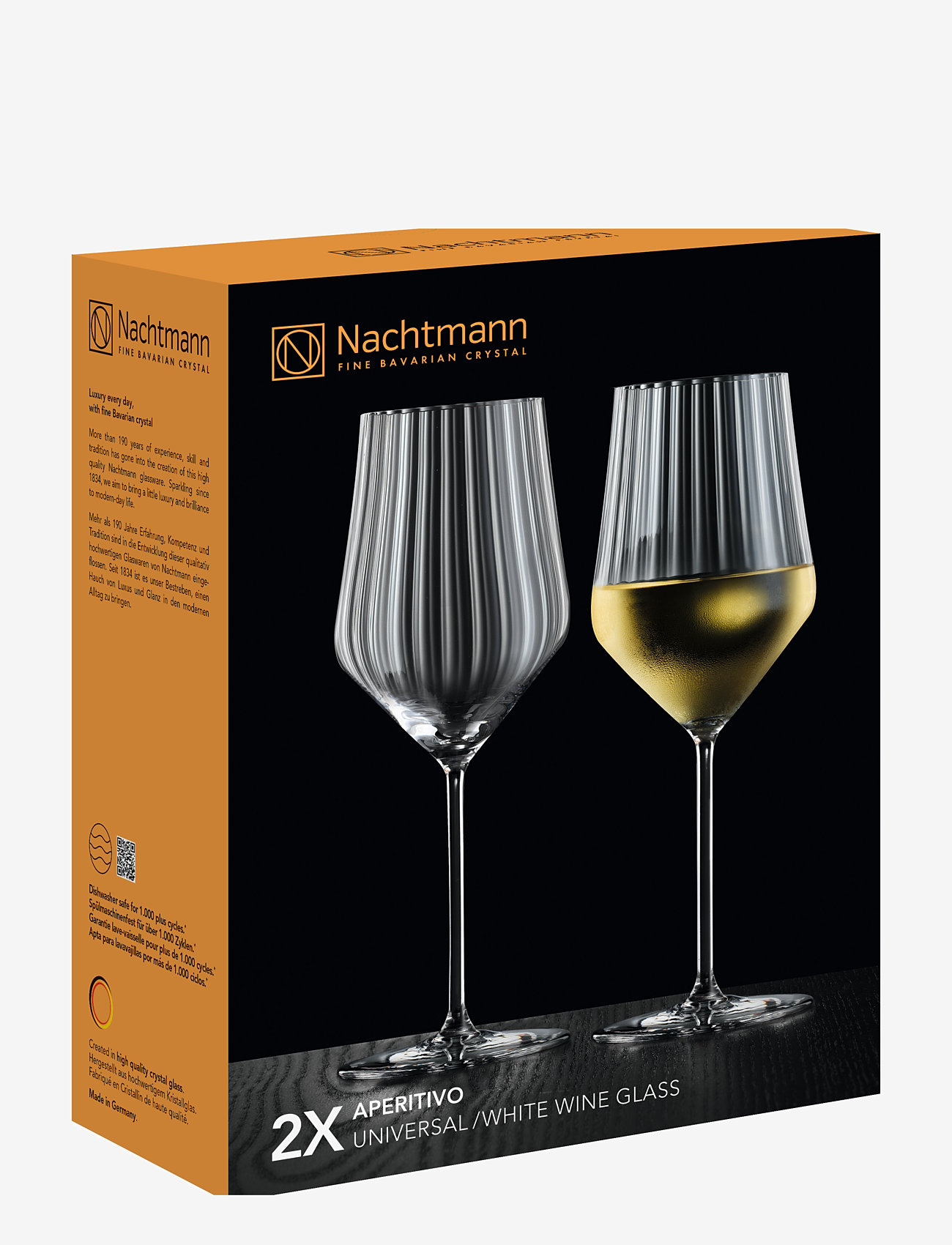 Nachtmann - Aperitivo Universal 2-p - valge veini pokaalid - clear - 2