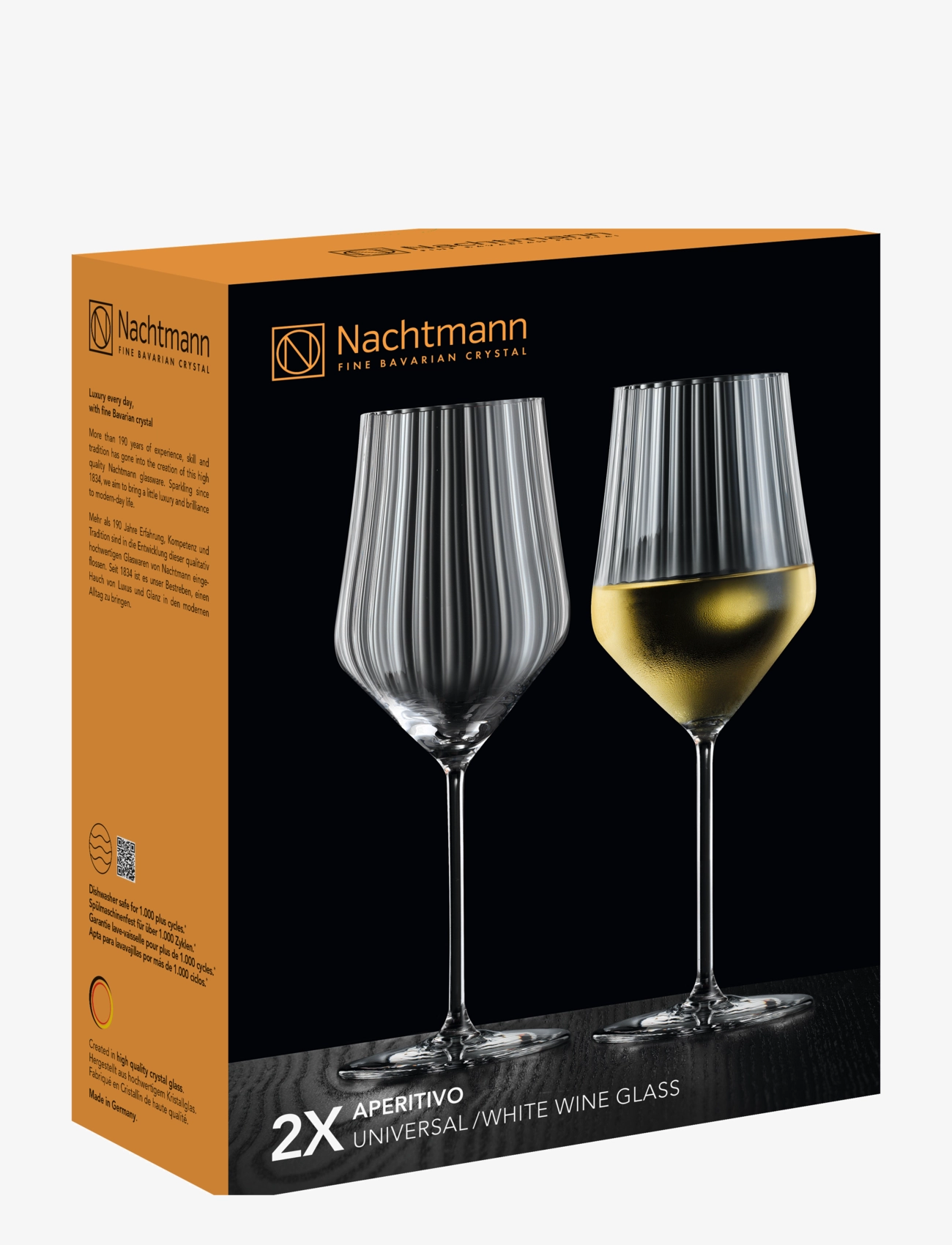 Nachtmann - Aperitivo Universal 2-pack - vitvinsglas - clear - 3