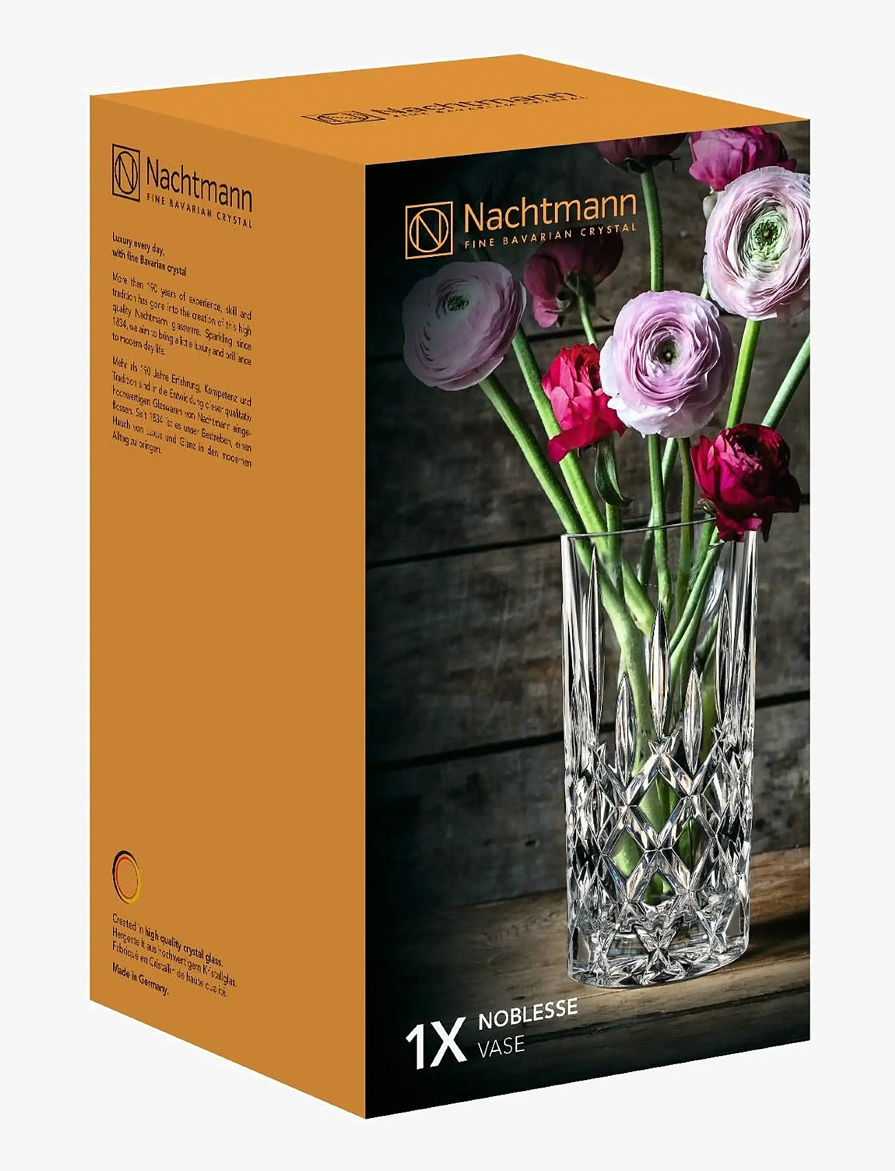 Nachtmann - Noblesse Vase 23cm - wazony - clear - 2