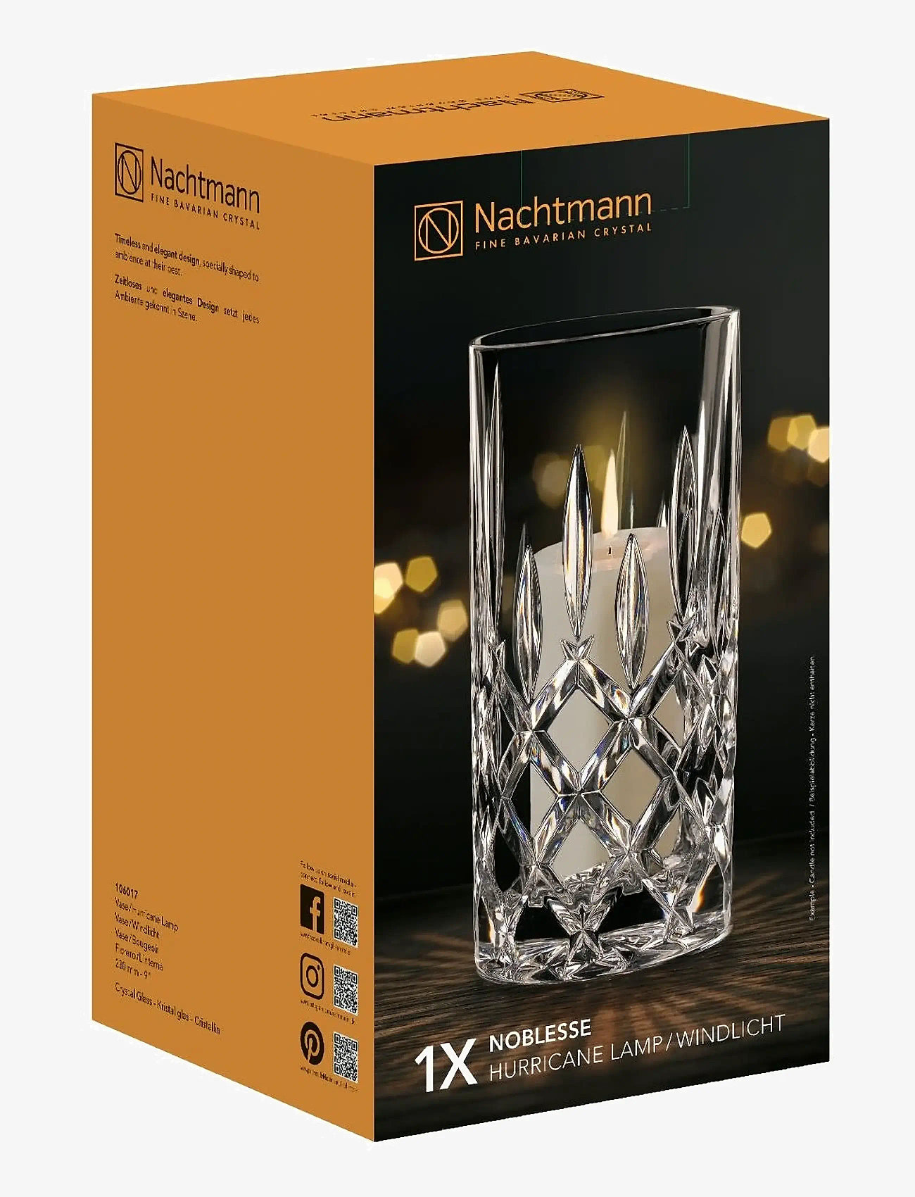 Nachtmann - Noblesse Vase 23cm - wazony - clear - 3