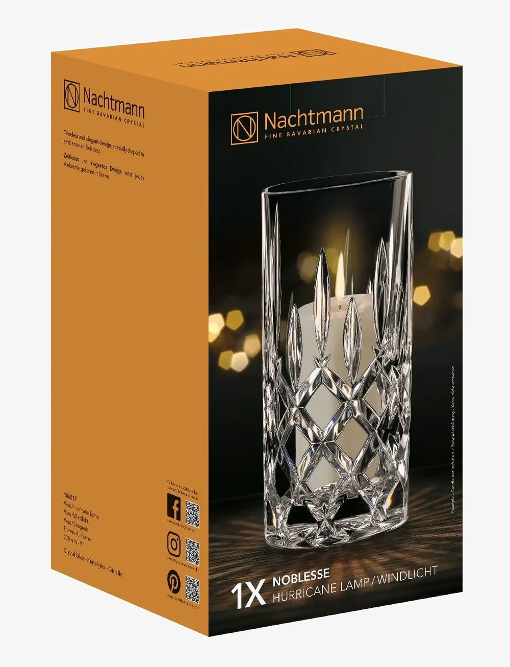 Nachtmann - Noblesse Vase 23cm - køb efter pris - clear - 2