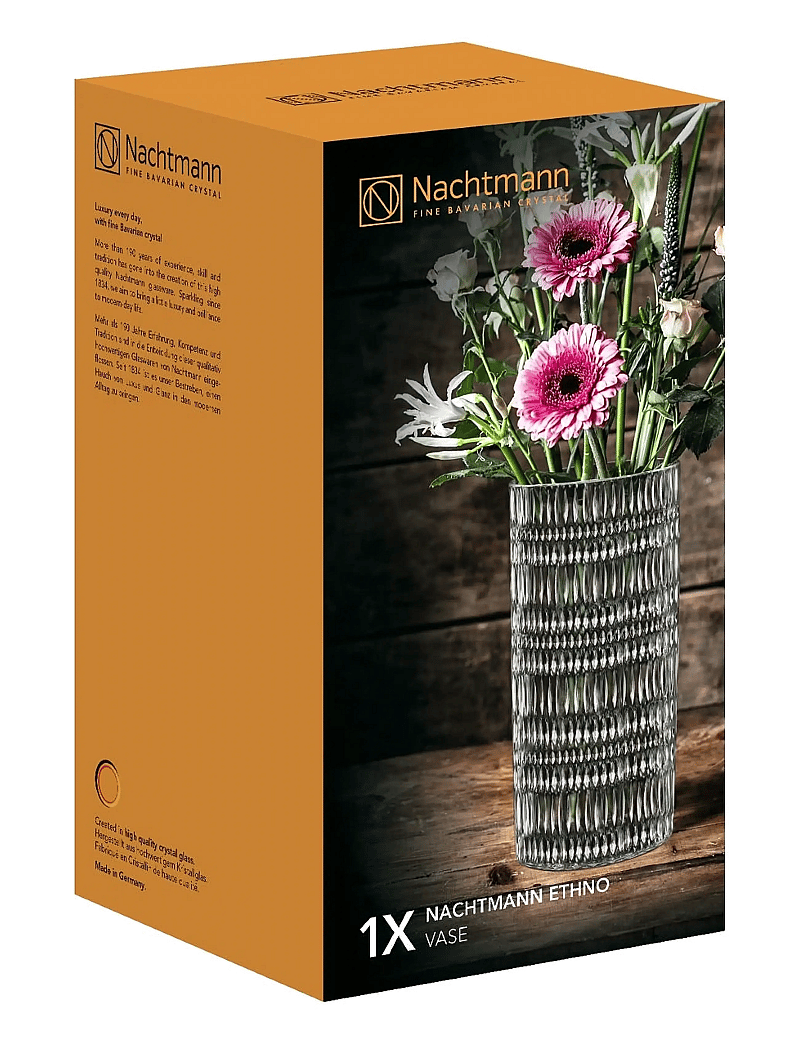 Nachtmann - Ethno Vase 23cm - køb efter pris - clear - 1