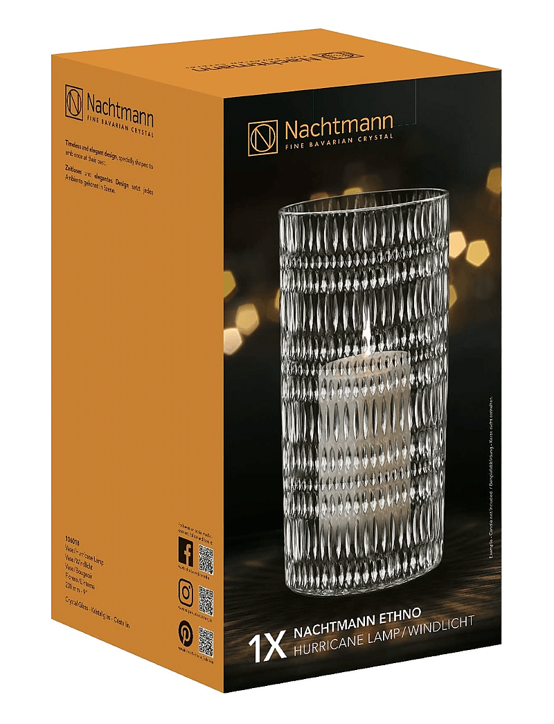 Nachtmann - Ethno Vase 23cm - køb efter pris - clear - 2