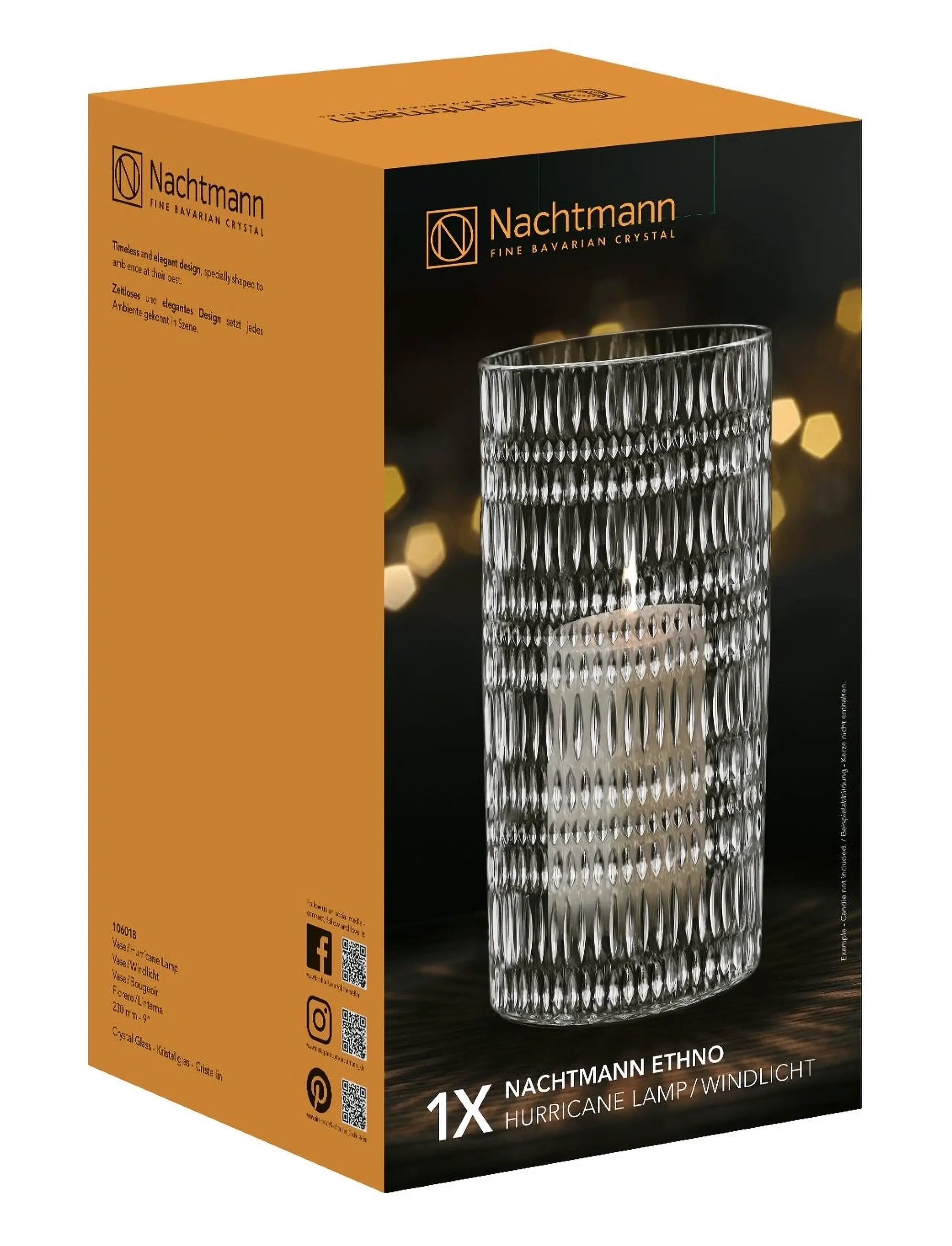 Nachtmann - Ethno vas 23 cm - vaser - clear - 3