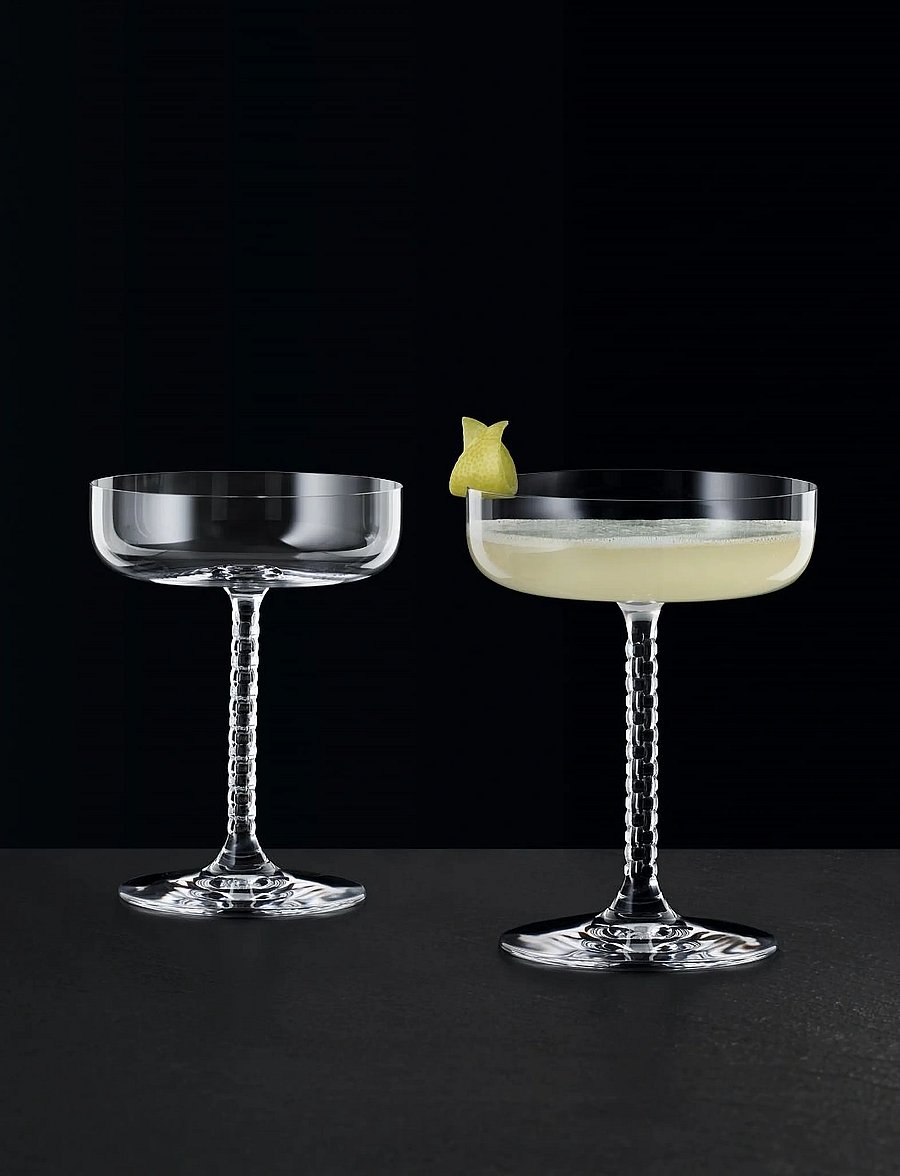 Nachtmann - Bossa Nova Cocktail Glass 2-pack - cocktail & longdrinkgläser - clear - 0