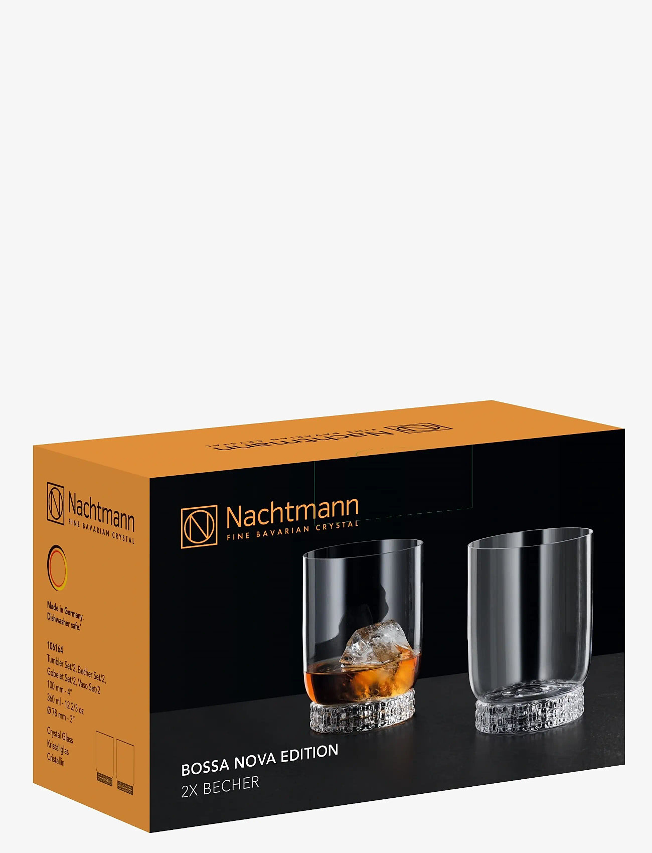 Nachtmann - Bossa Nova Tumbler 2-pack - drinking glasses & tumblers - clear - 2