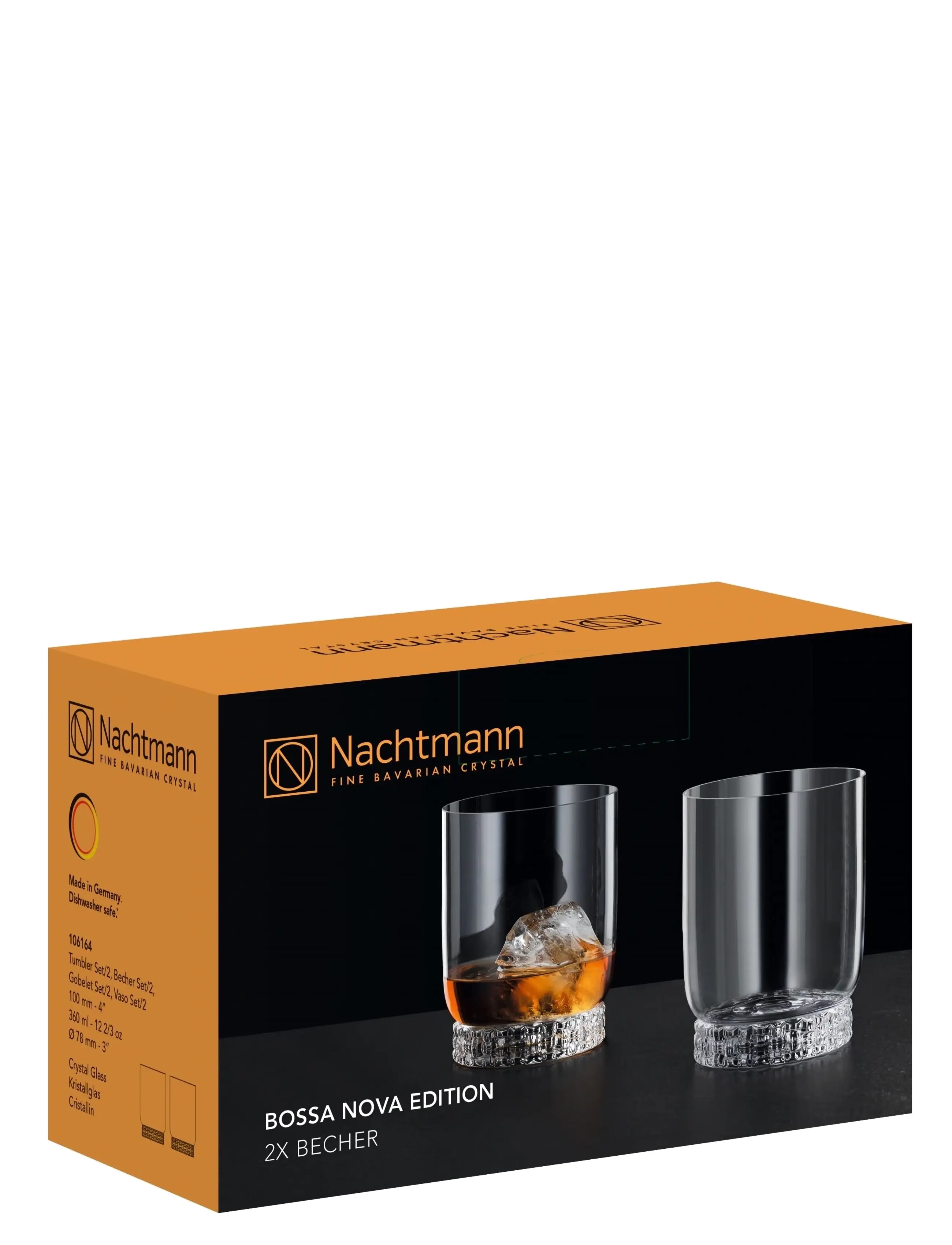Nachtmann - Bossa Nova Tumbler 2-pack - trinkgläser - clear - 2