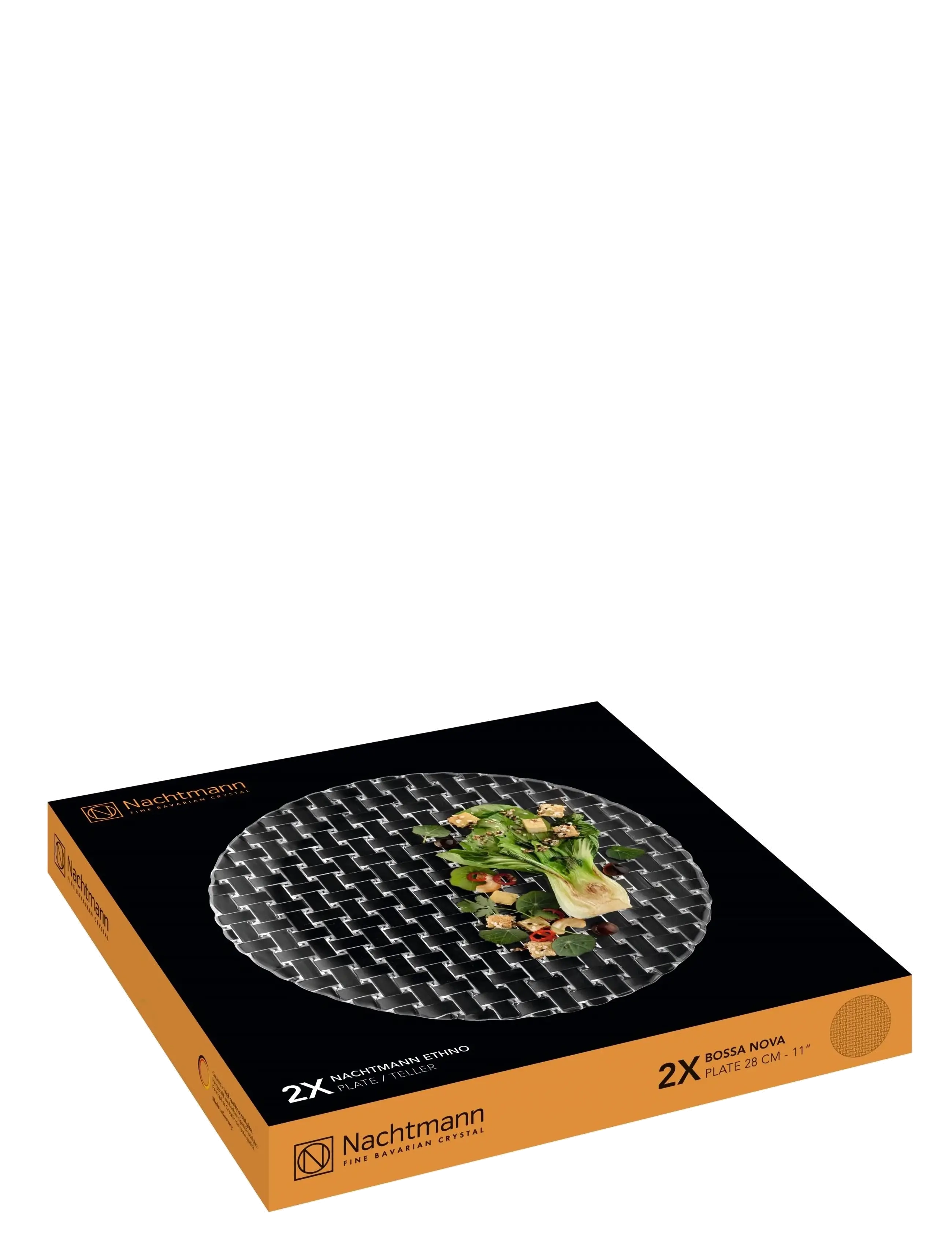 Nachtmann - Bossa Nova Plate 2-pack - dinner plates - clear - 2