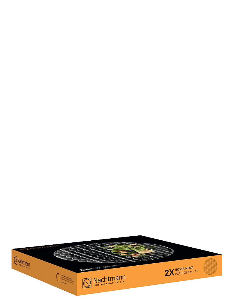 Nachtmann - Bossa Nova Plate 2-pack - praetaldrikud - clear - 3