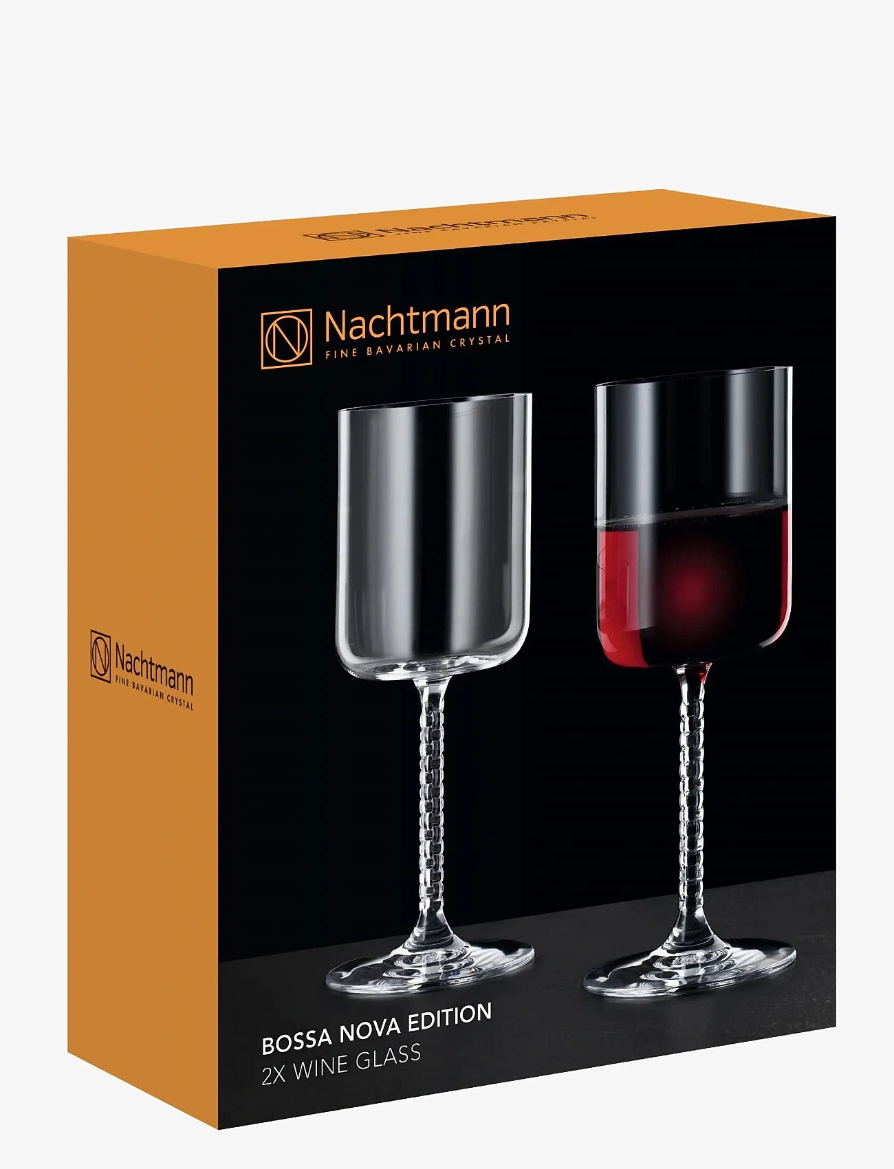Nachtmann - Bossa Nova Wine glass 2-pack - rødvinsglas - clear - 3