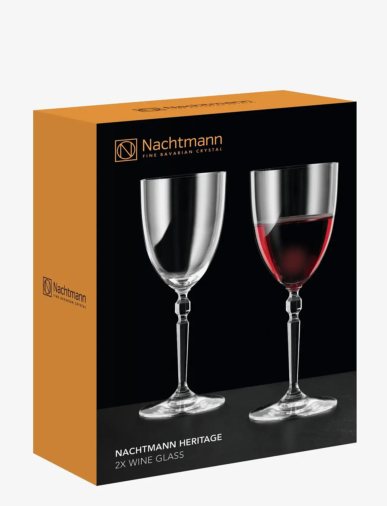 Nachtmann - Heritage Wine glass 2-pack - punase veini pokaalid - clear - 2