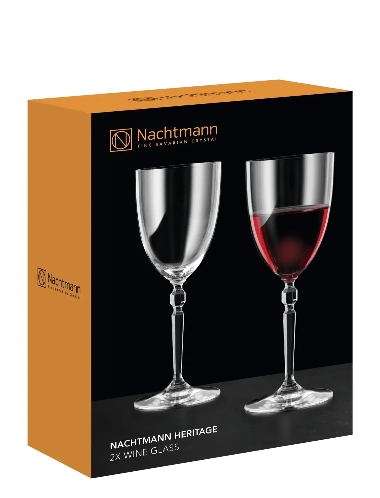 Nachtmann - Heritage Wine glass 2-pack - red wine glasses - clear - 2